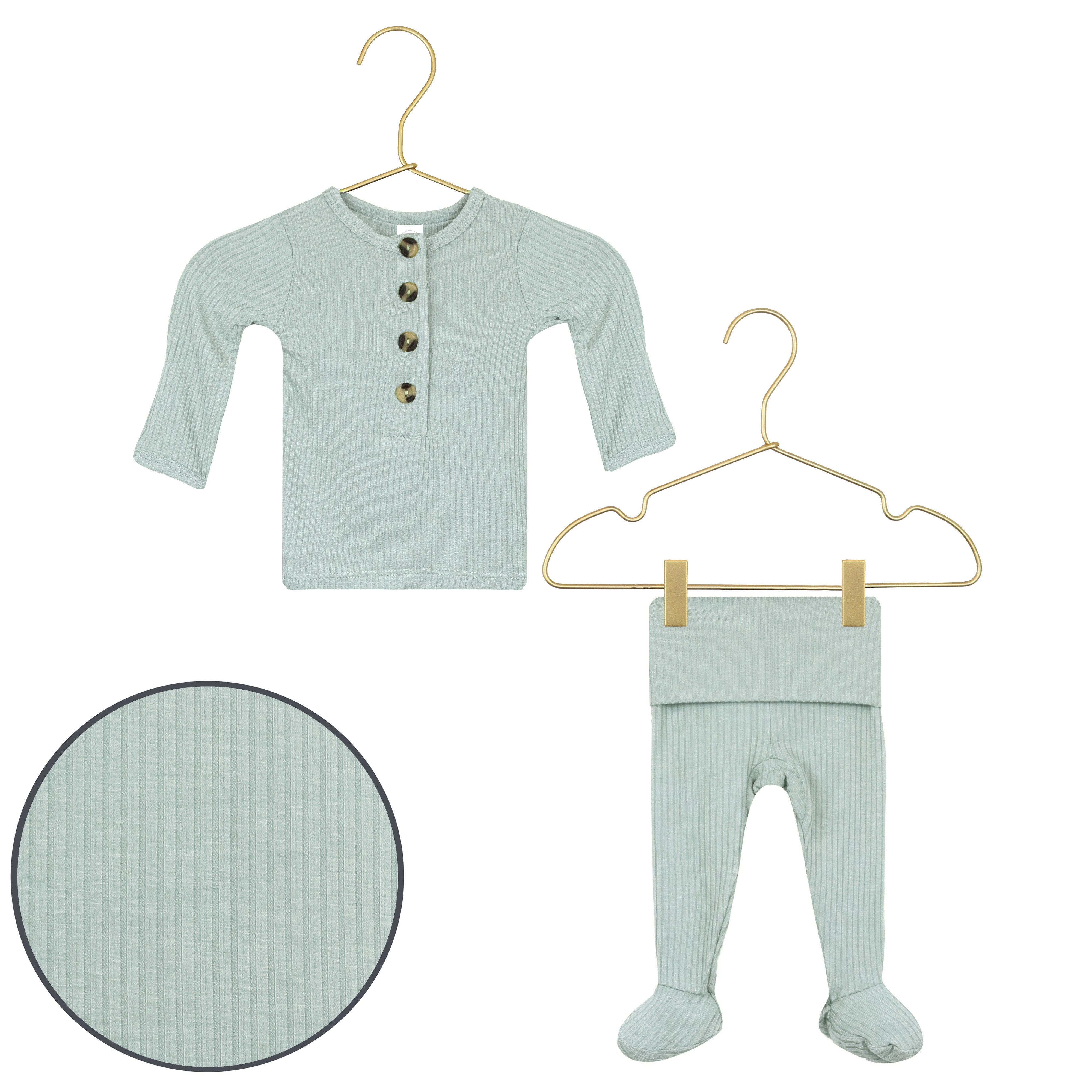 Bailey Ribbed Top + Bottoms