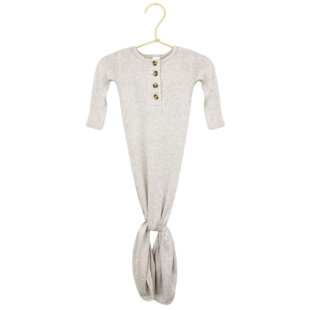 OG Banks Plush Knit Knotted Gown