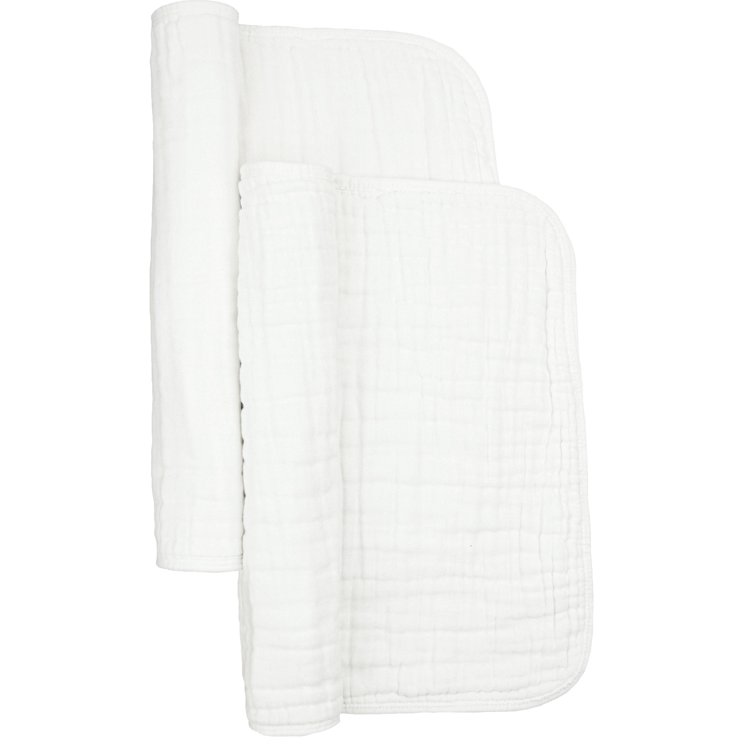 Cloud Muslin™ Burp Cloth 2 Pack - White
