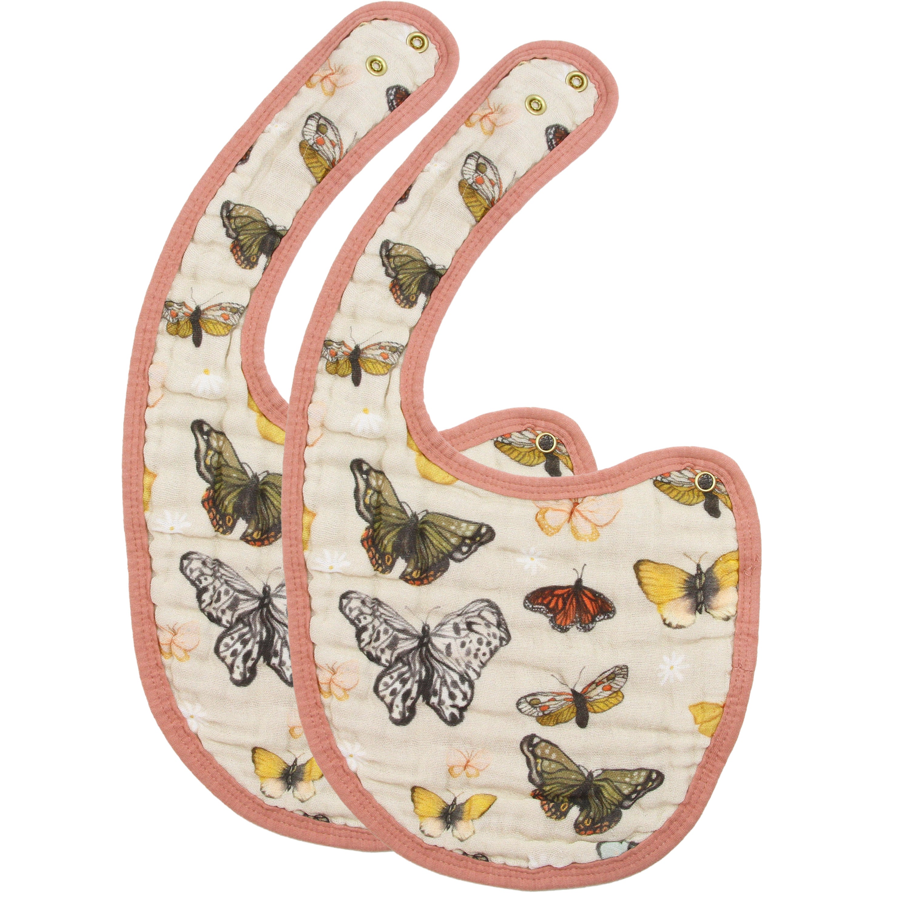 Cloud Muslin™ Bib 2 Pack - Amelia/Rose