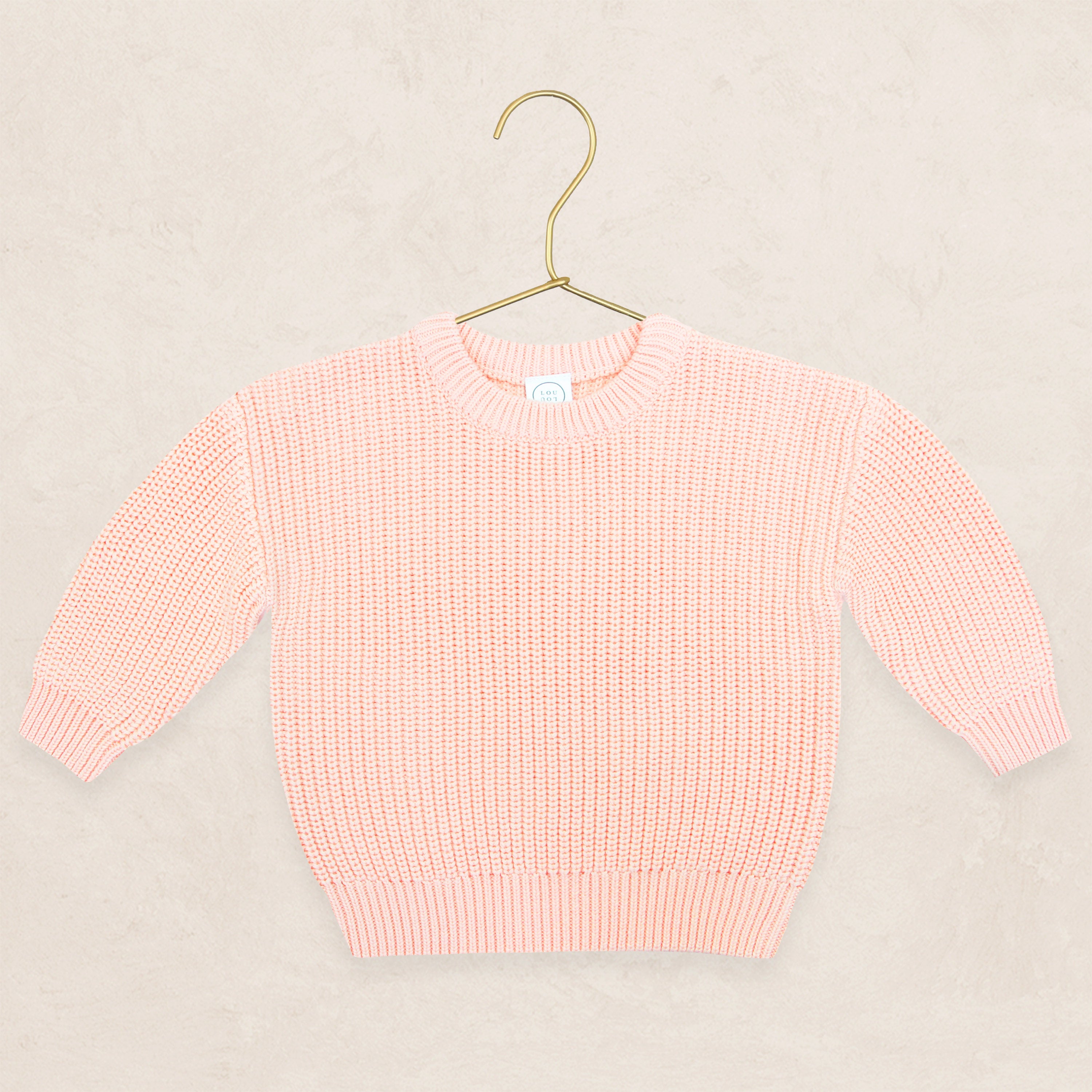 Knit Chunky Sweater - Ballet