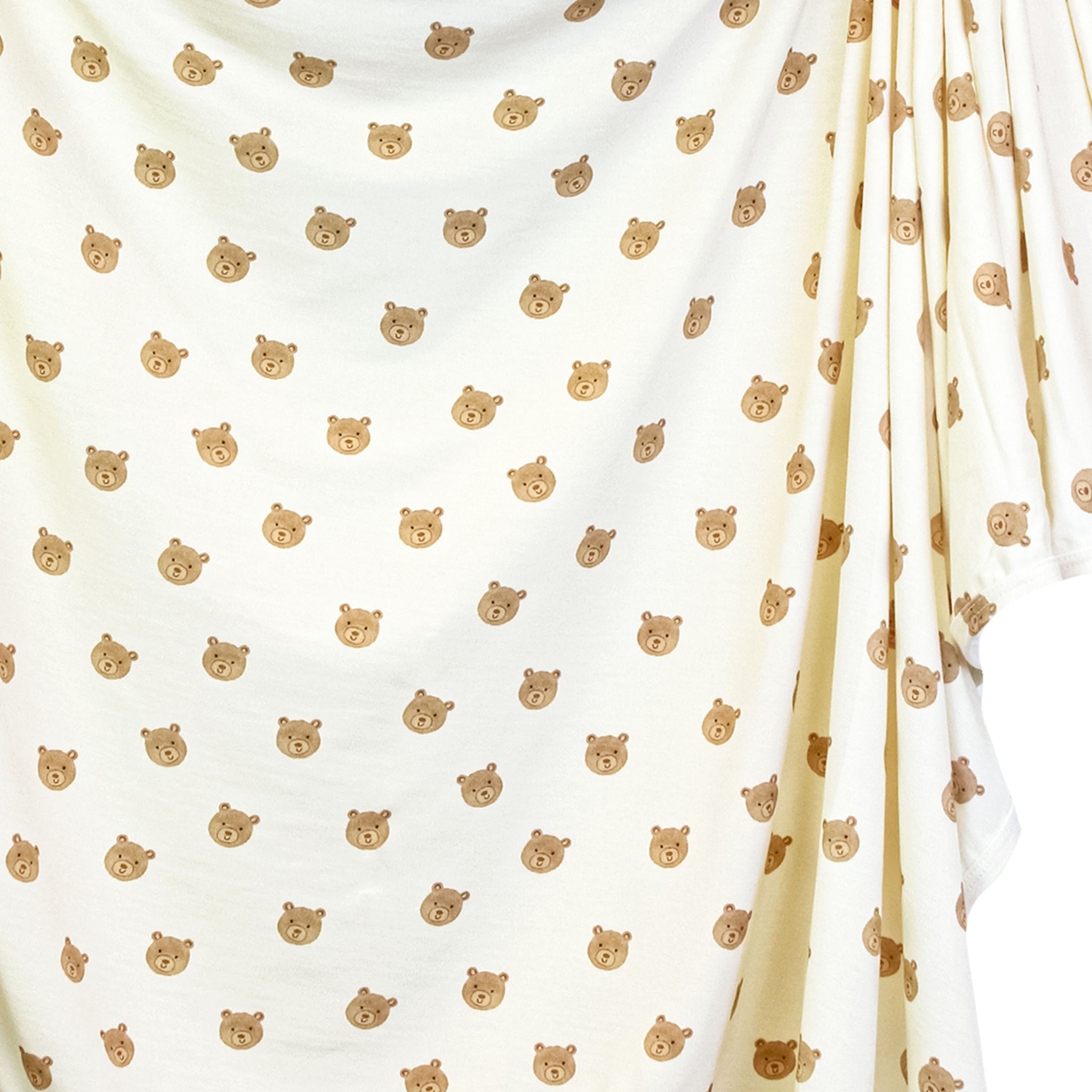 Soft and Cozy Bear Themed Baby Swaddle Blanket