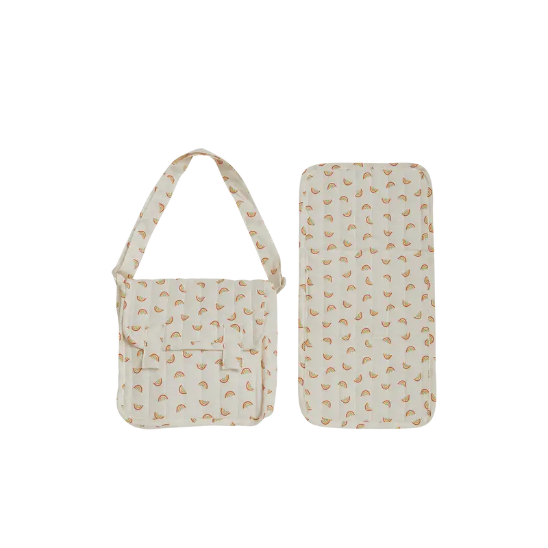 Carrie Convertible Changing Set - Rainbow