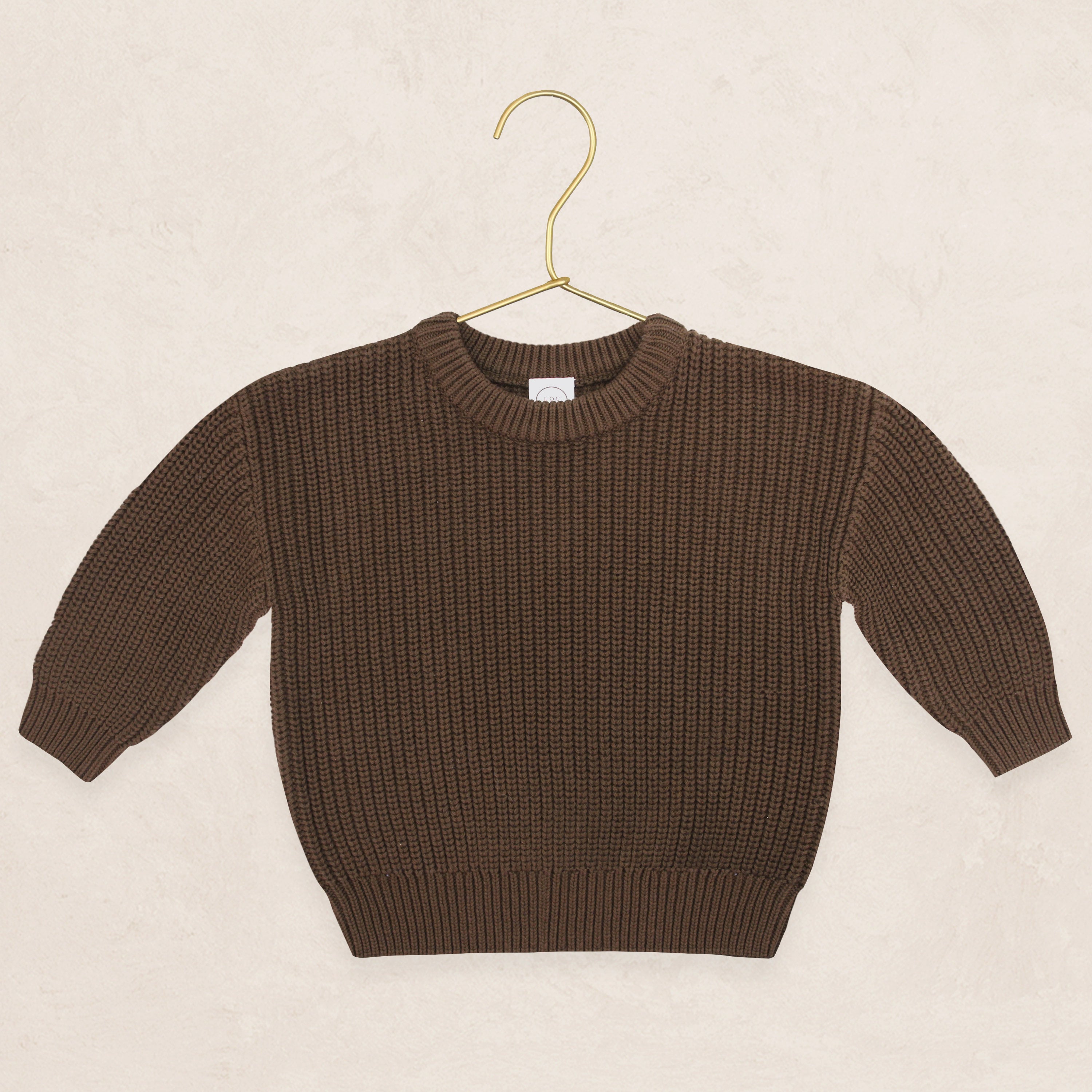 Knit Chunky Sweater - Cocoa