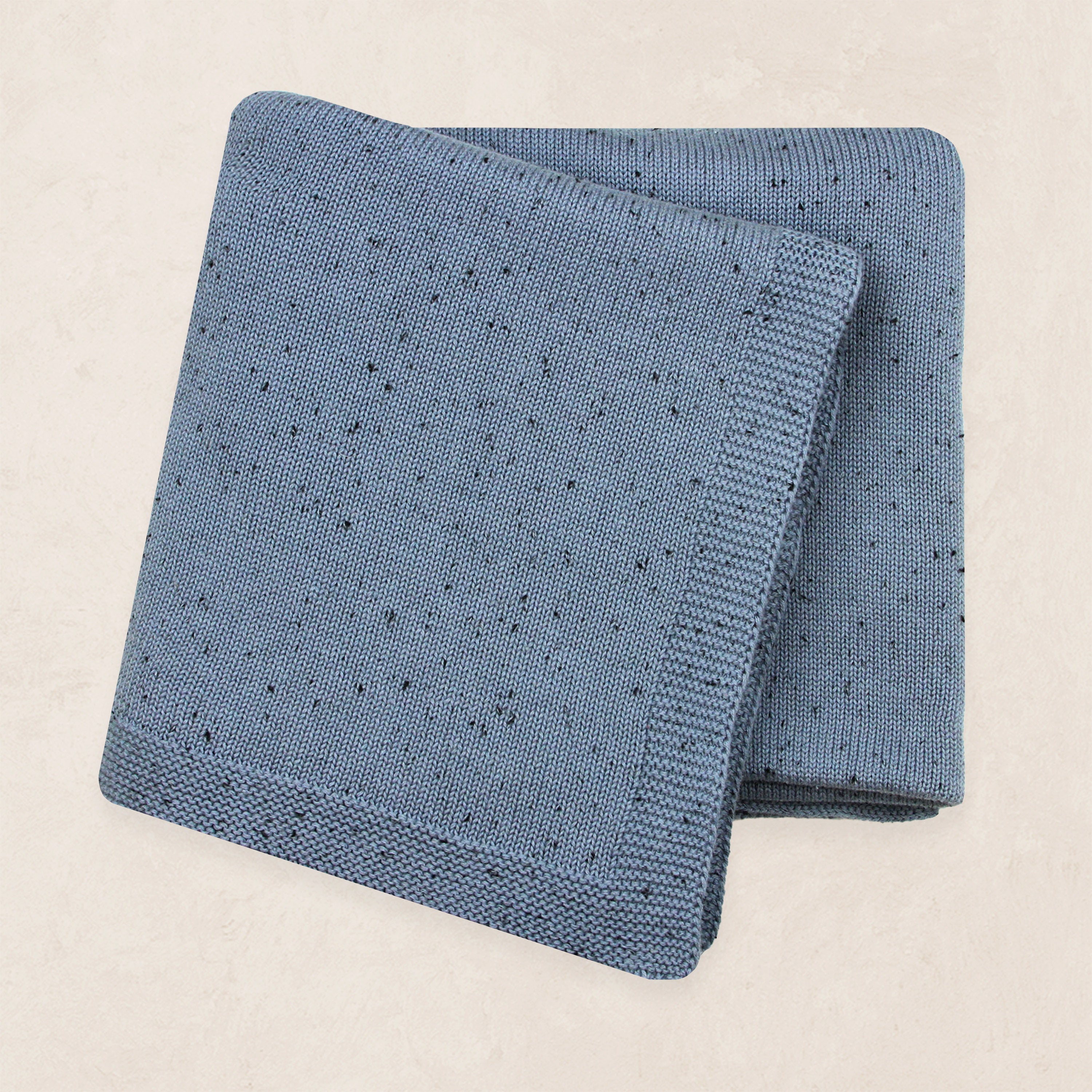 Knit Blanket - Cadet Speckle