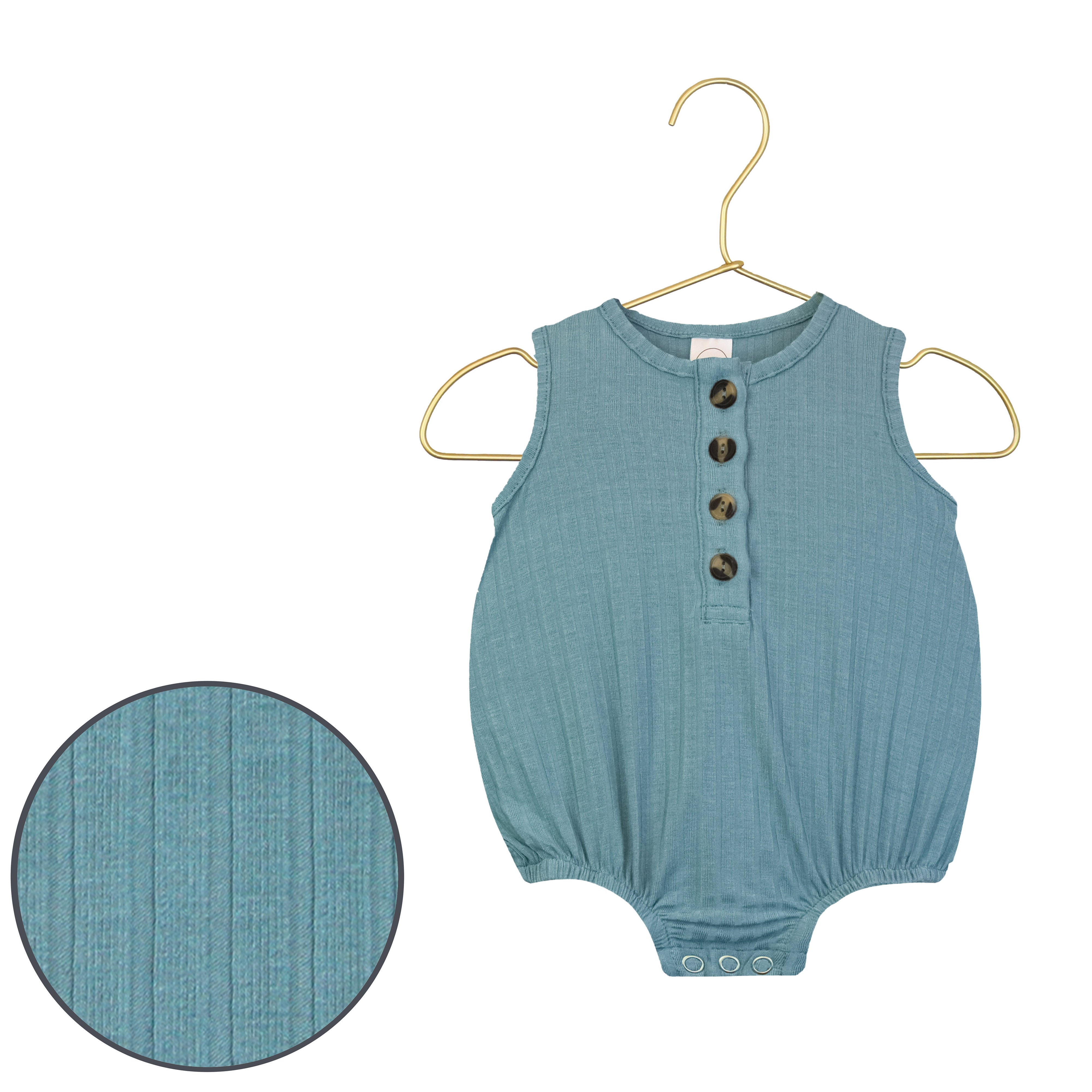 Duke Ribbed Bubble Romper