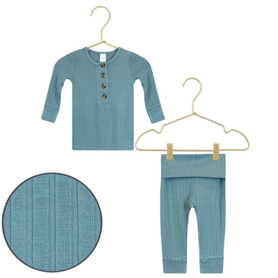 Duke Ribbed Top + Bottoms