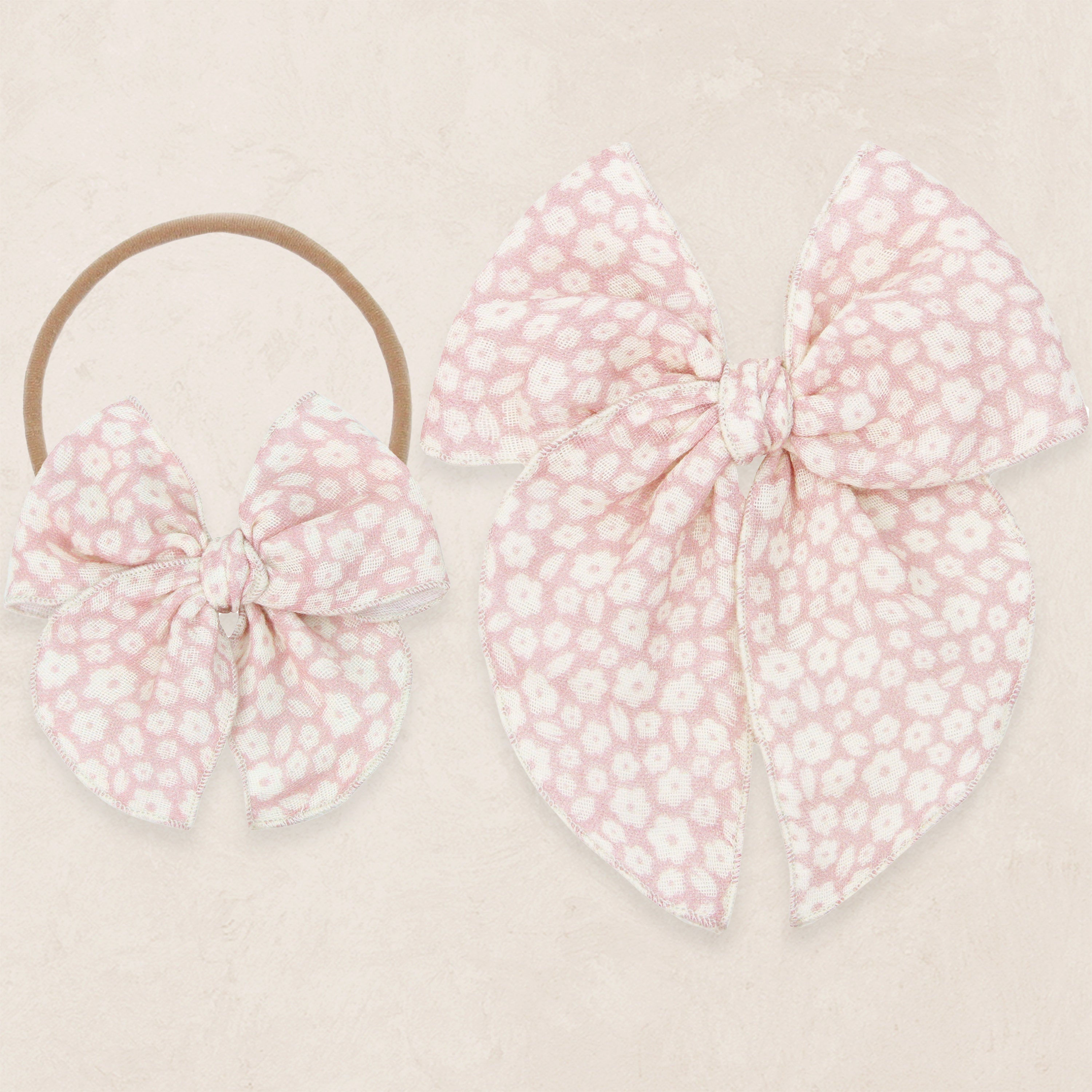 Cloud Muslin™ Heirloom Bow - Flora