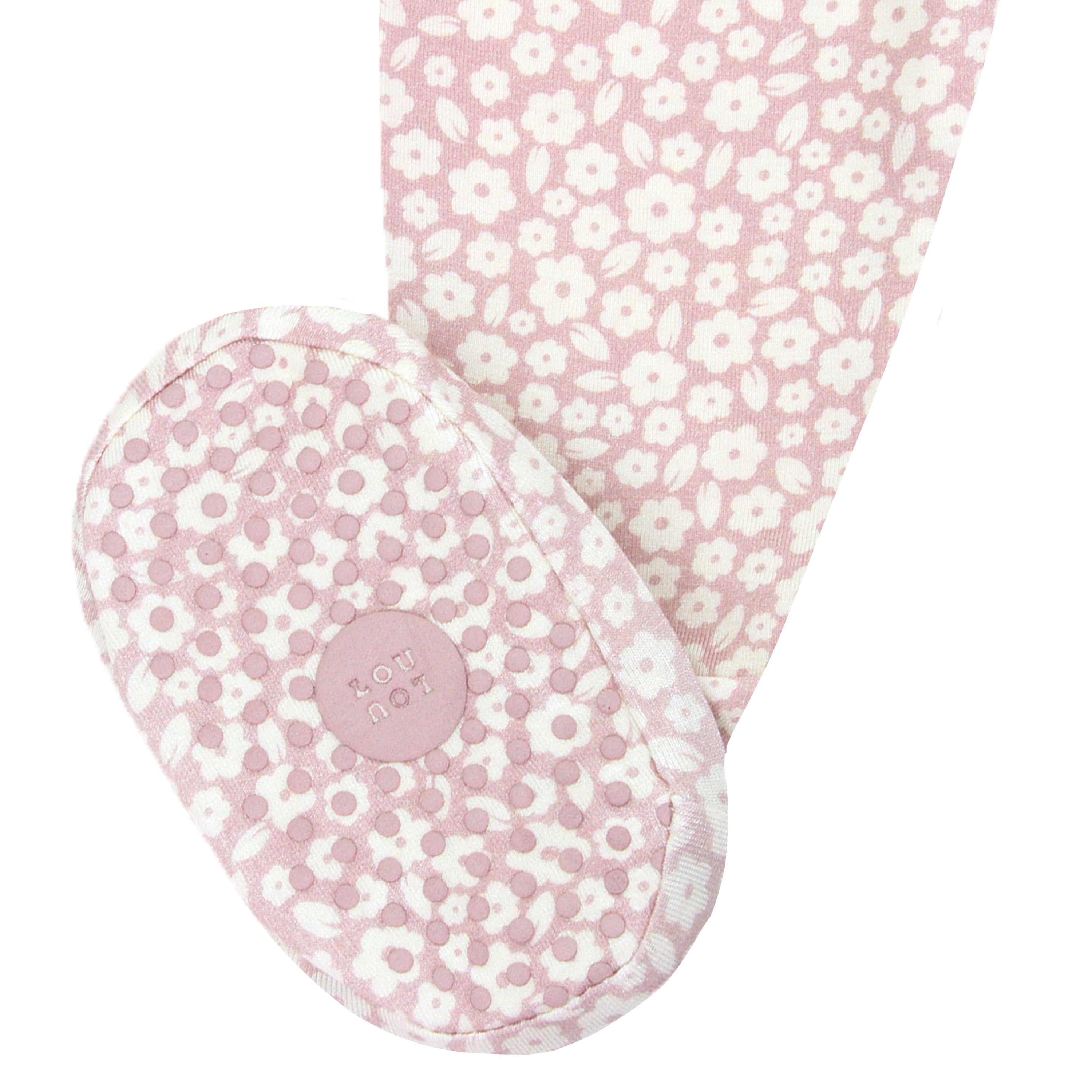 Flora Zipper Footies