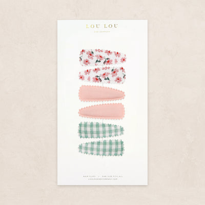 Scallop Snap Pack - Poppy Gingham
