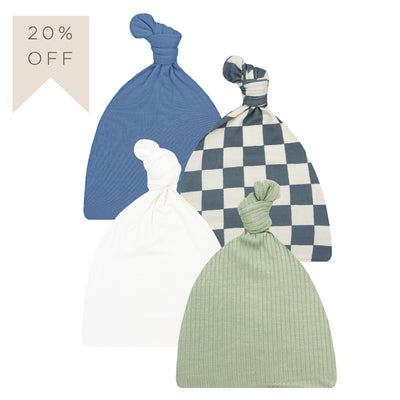 Top Knot Hat 4 Pack - Dean