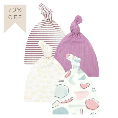 Top Knot Hat 4 Pack - Vivian
