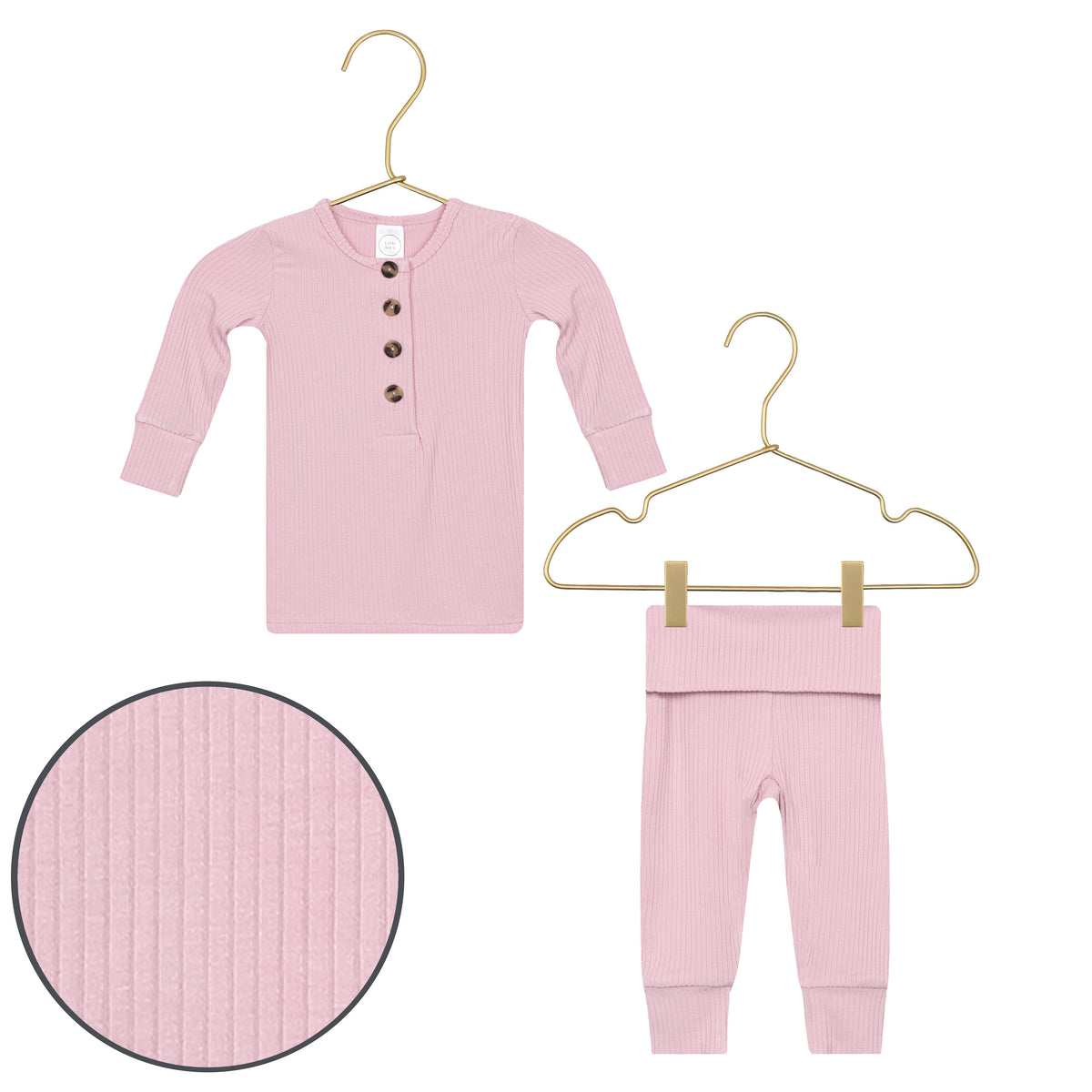 Haven Ribbed Top + Bottoms