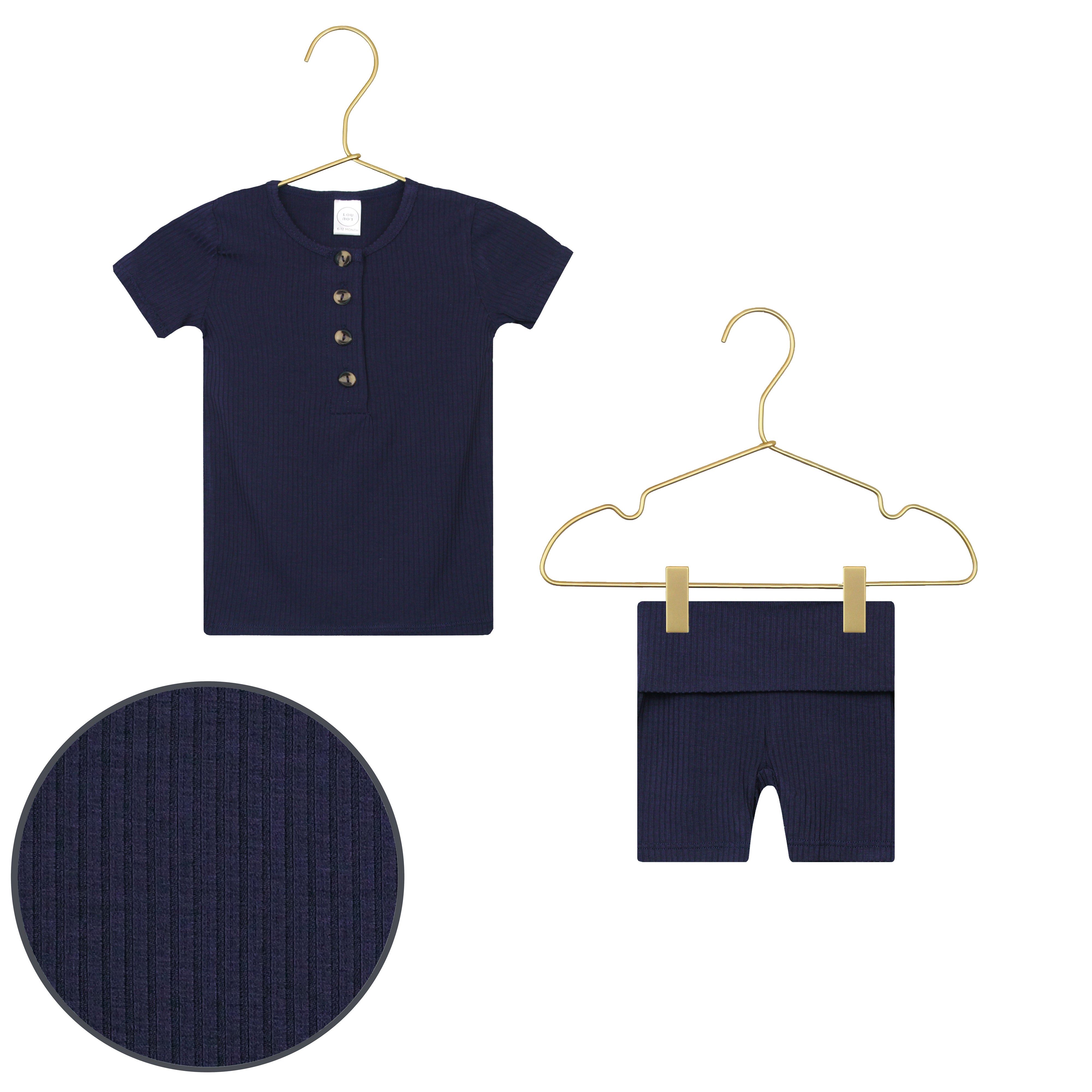 Hayden Ribbed Shortie Set