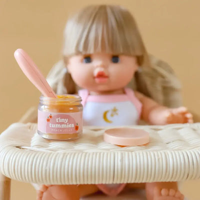 Tiny Tummies - Peach Jelly Food Jar and Spoon