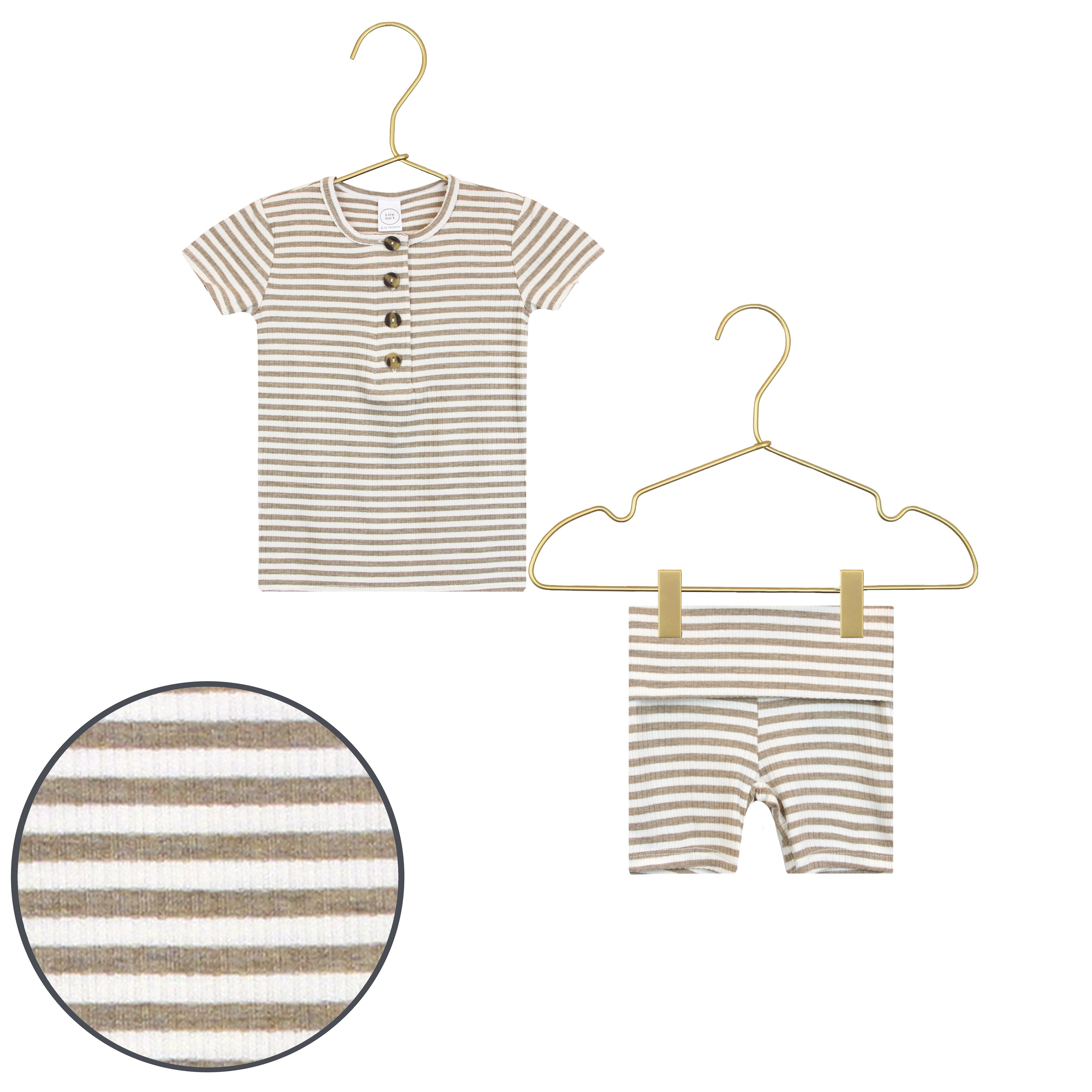 Indy Ribbed Shortie Set