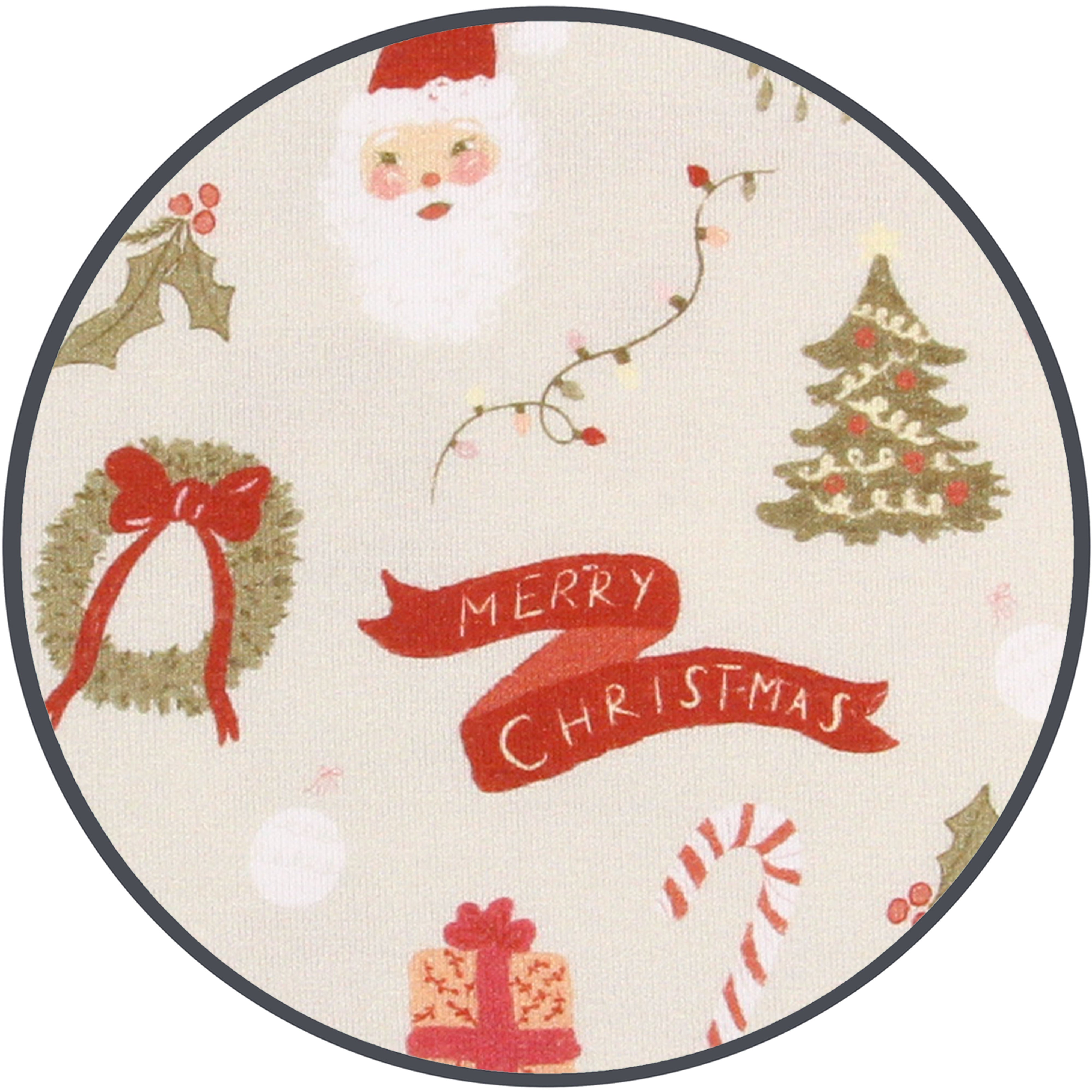 Mistletoe Zipper Footies