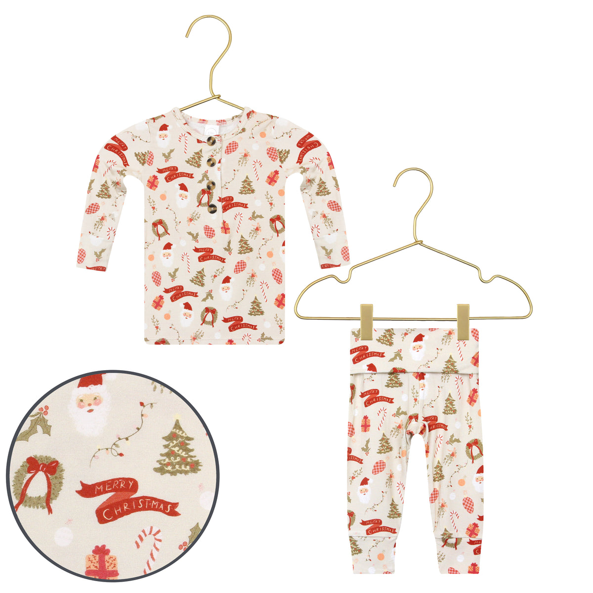 Mistletoe Top + Bottoms