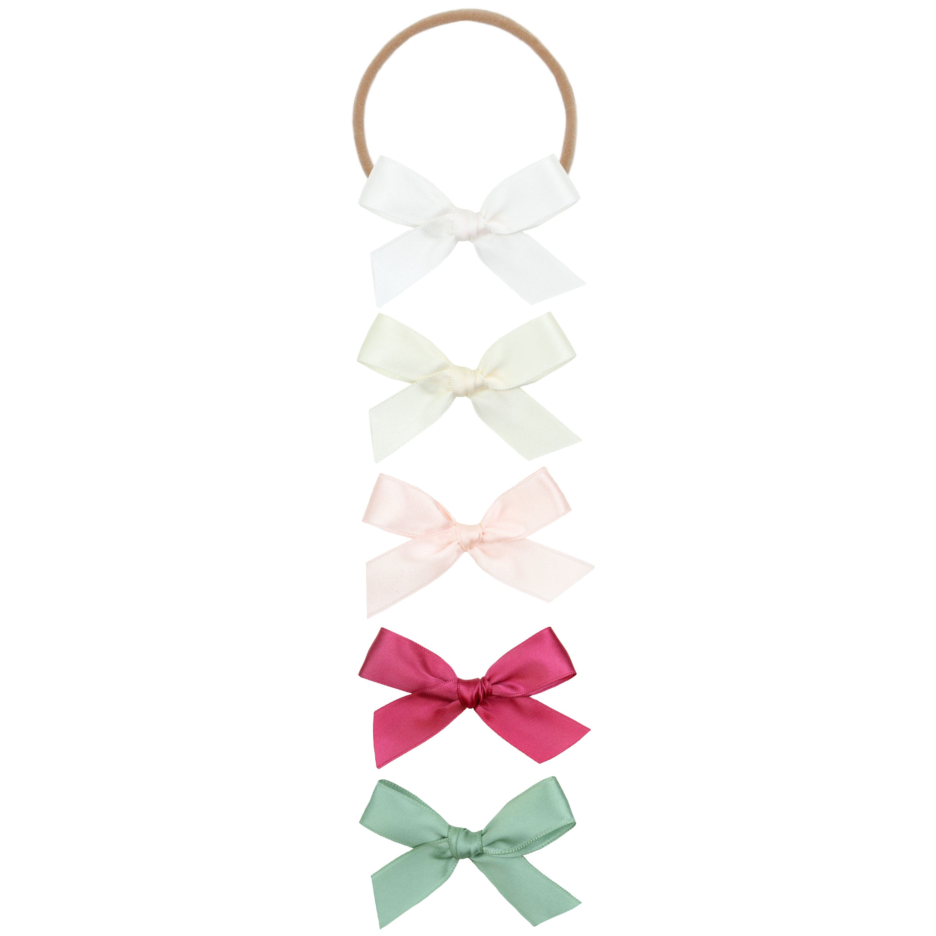 Satin Bow 5 Pack - Headband