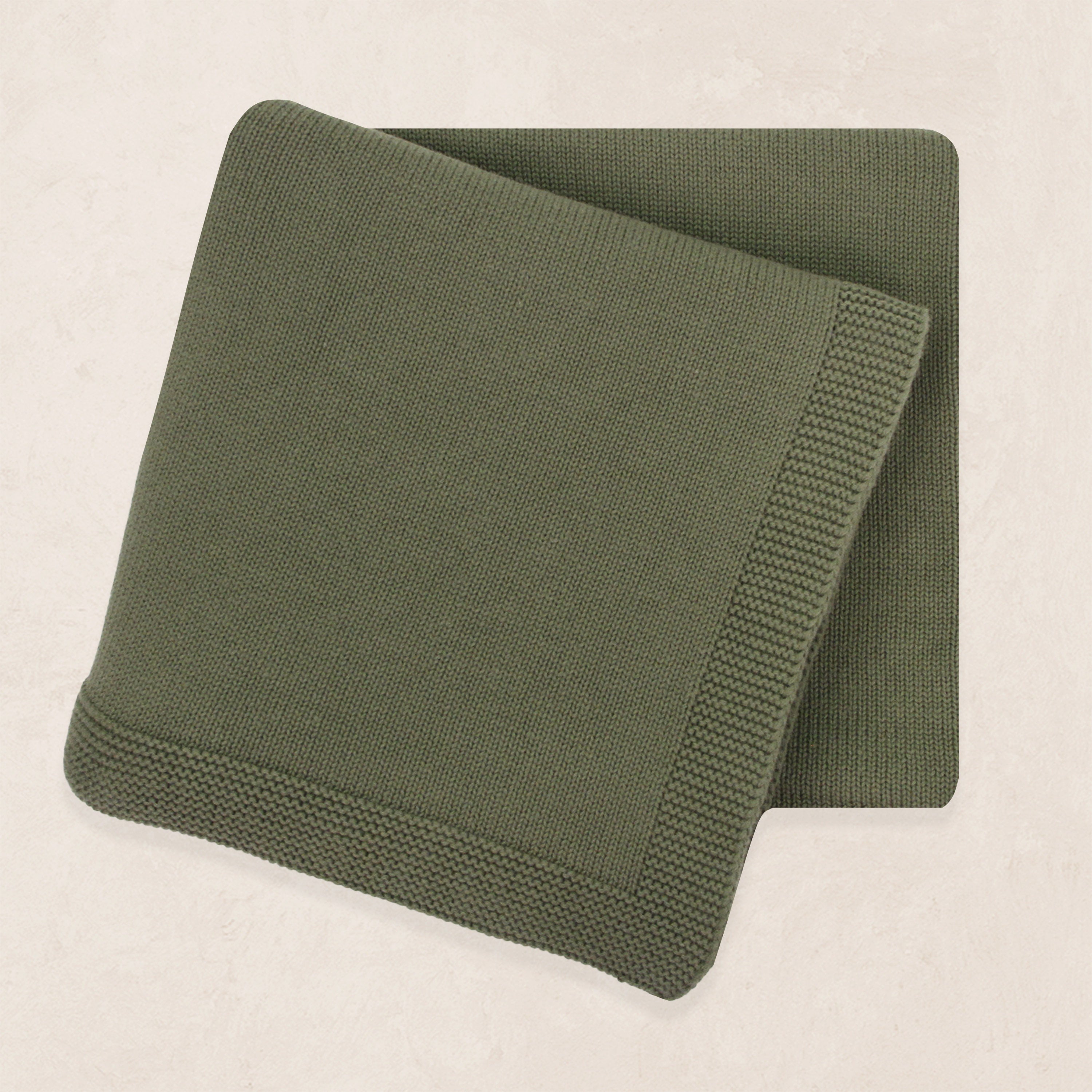 Pre-Order: Knit Blanket - Olive