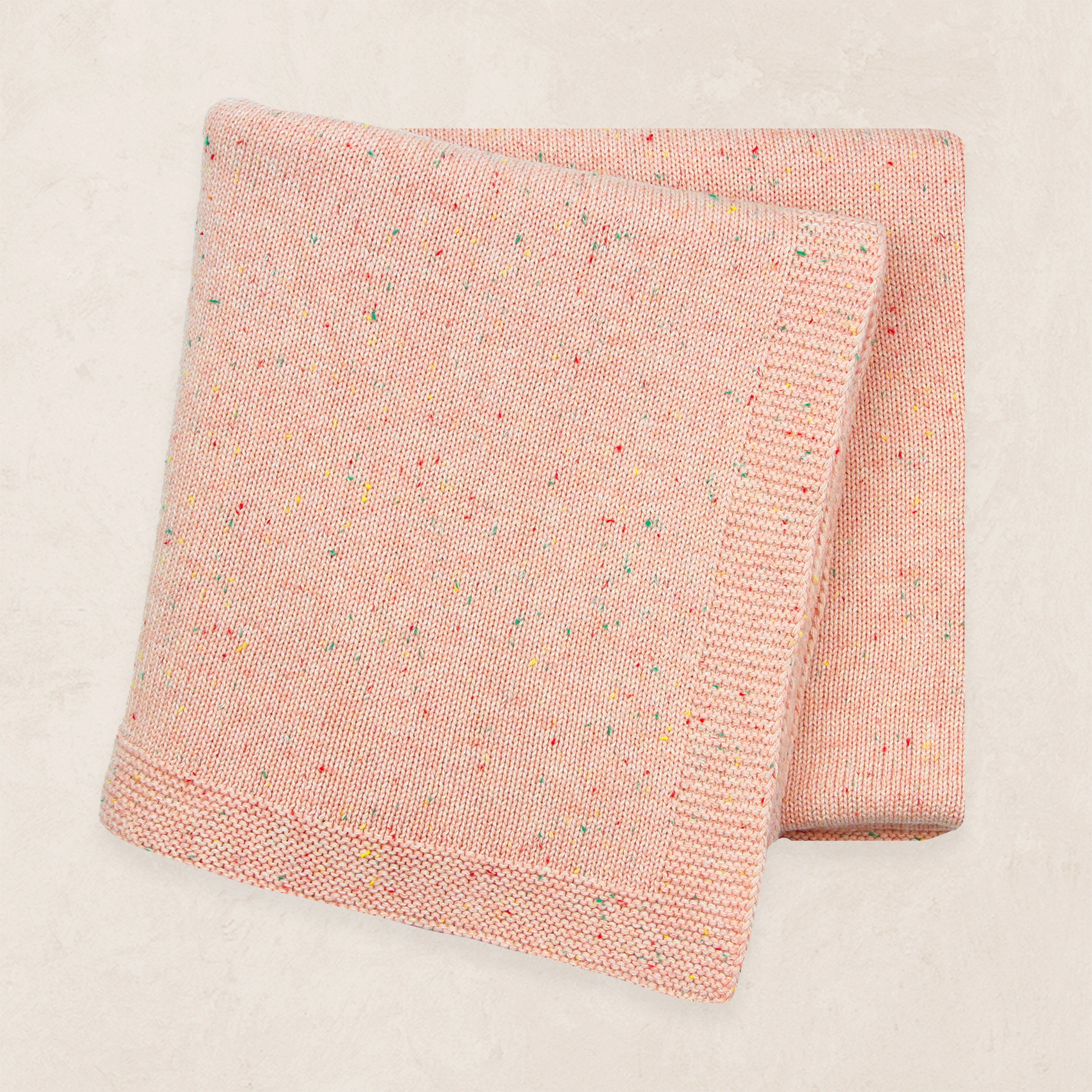 Knit Blanket - Petal Speckle