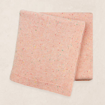 Knit Blanket - Petal Speckle