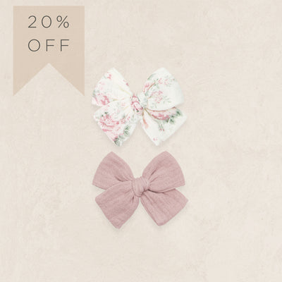 Adventure Bow 2 Pack - Iris/Peony Clip