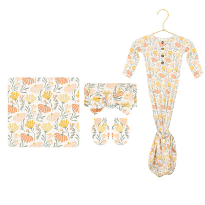 Phoebe Newborn Headband Bundle (Gown)