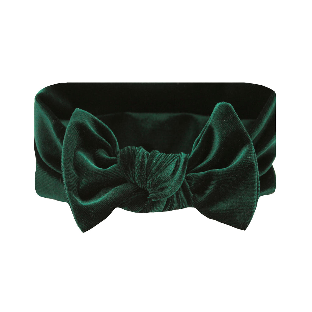 VELVET HEADBAND PINE VELVET HEADBAND PINE