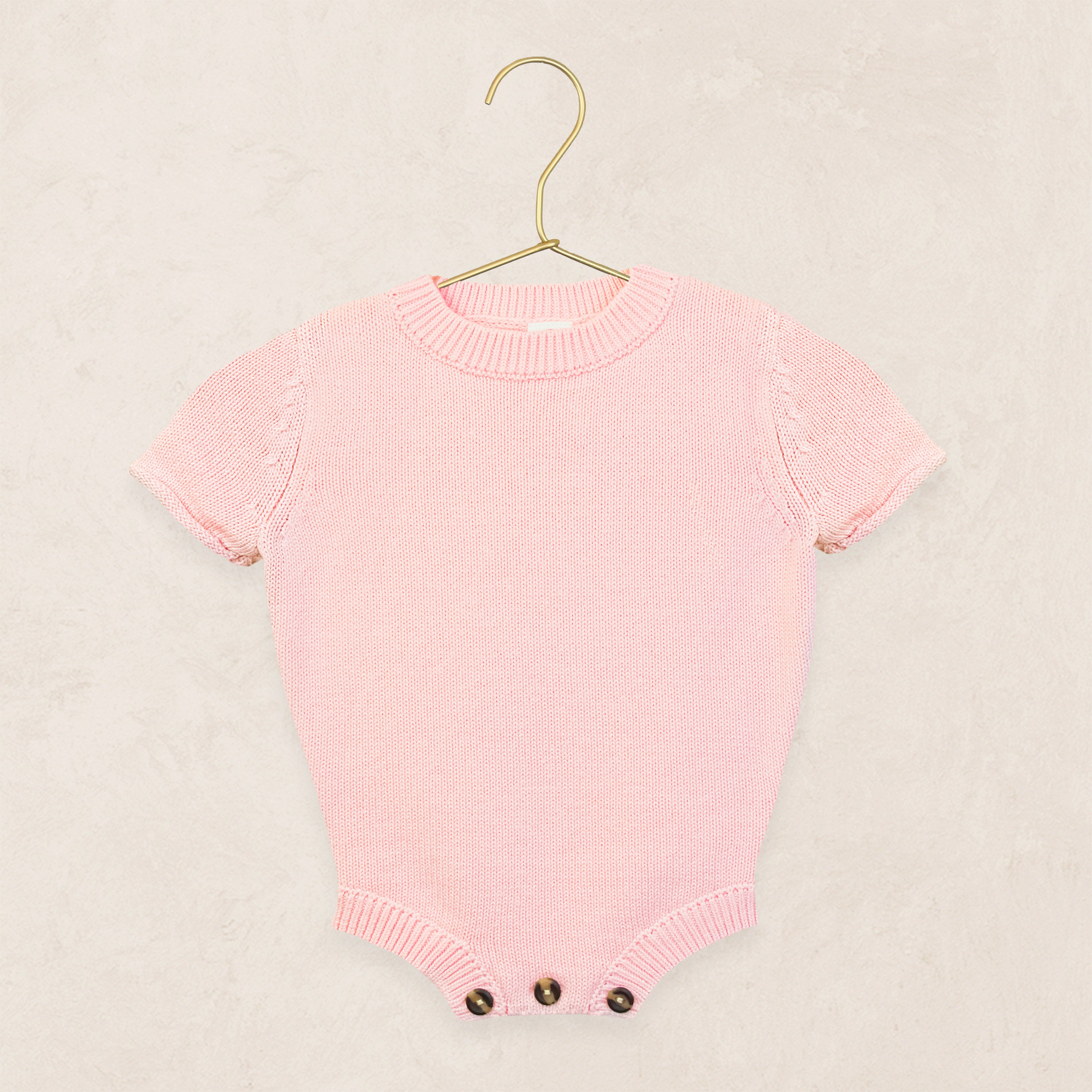 Knit Onesie - Blush