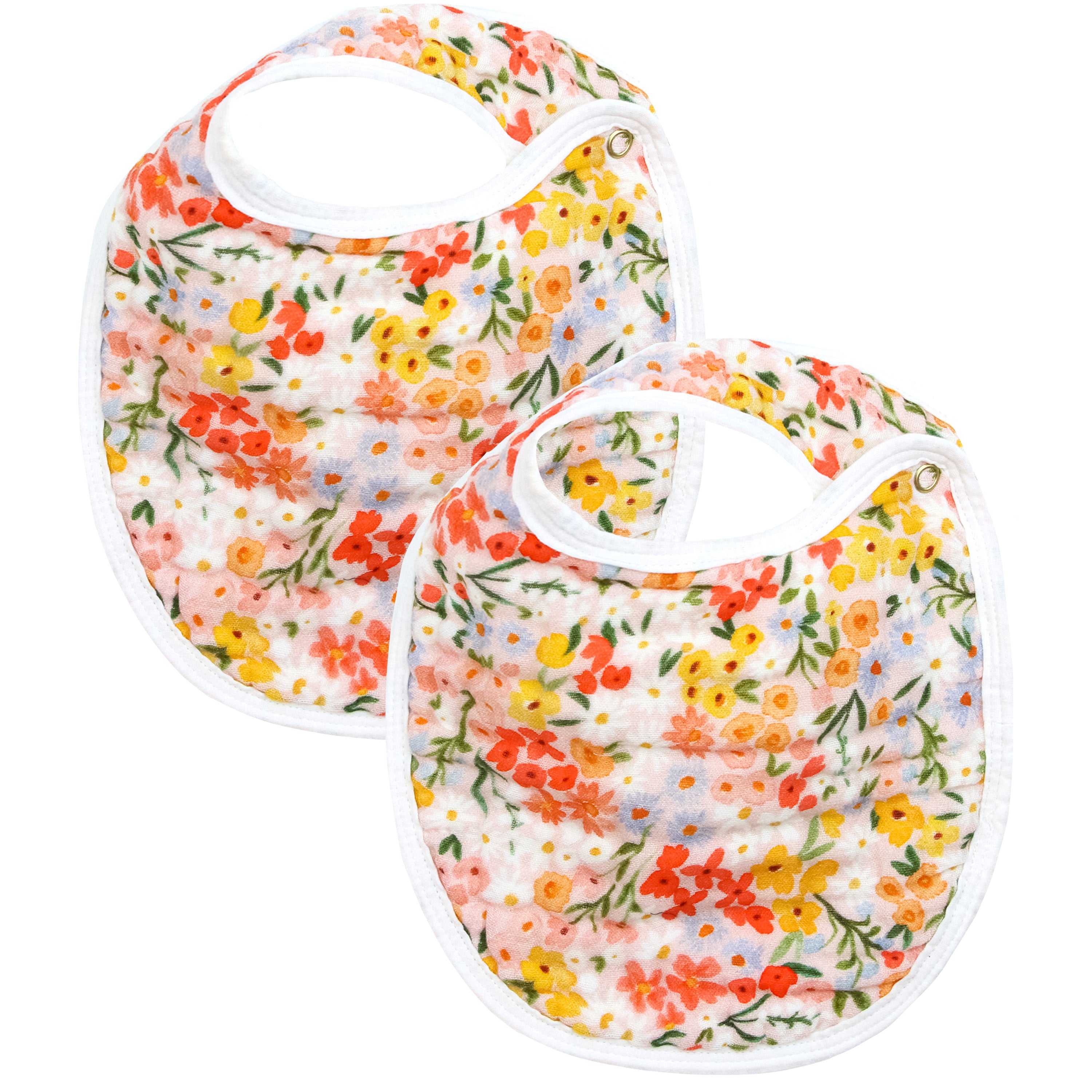 Cloud Muslin™ Bib 2 Pack - Pippa/White
