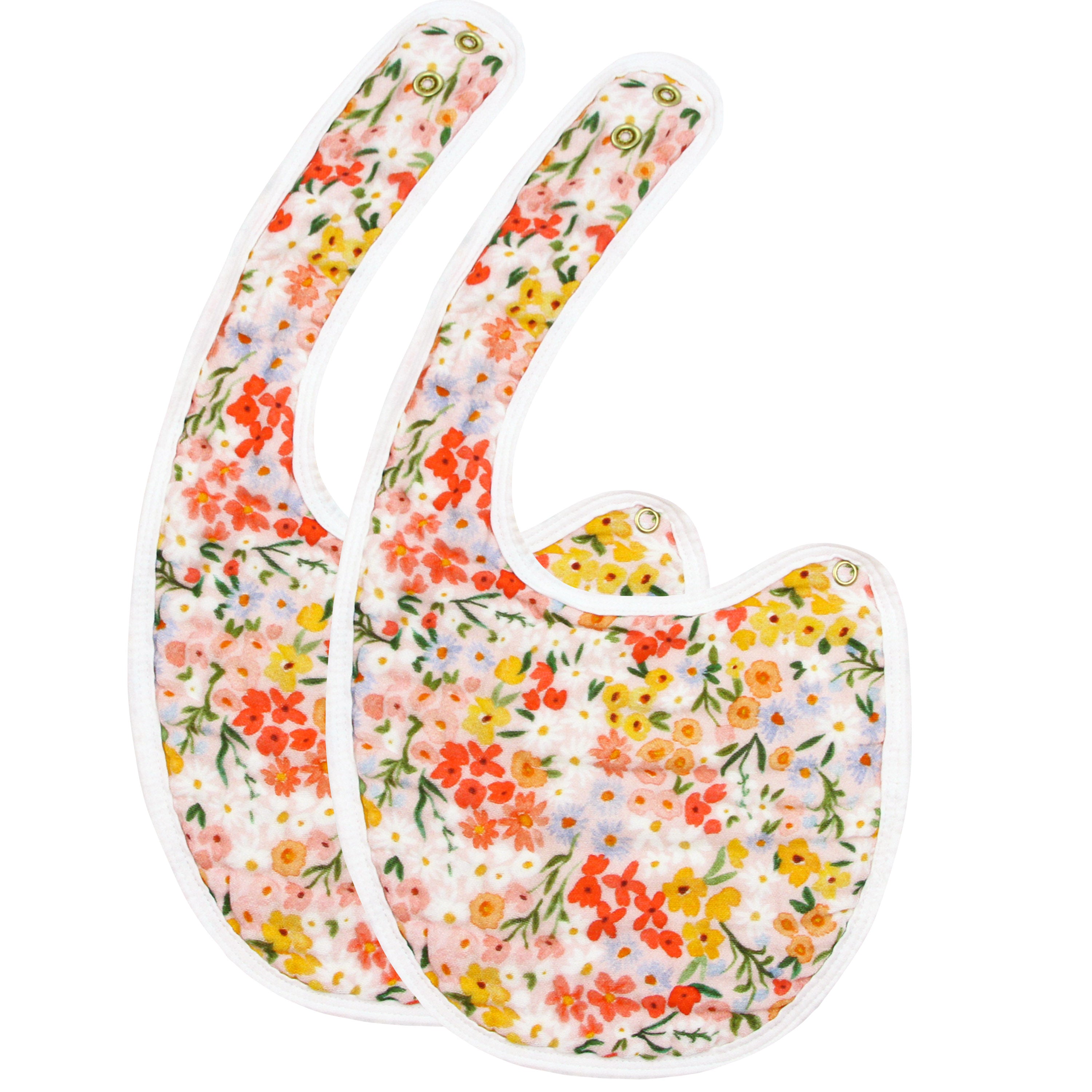 Cloud Muslin™ Bib 2 Pack - Pippa/White