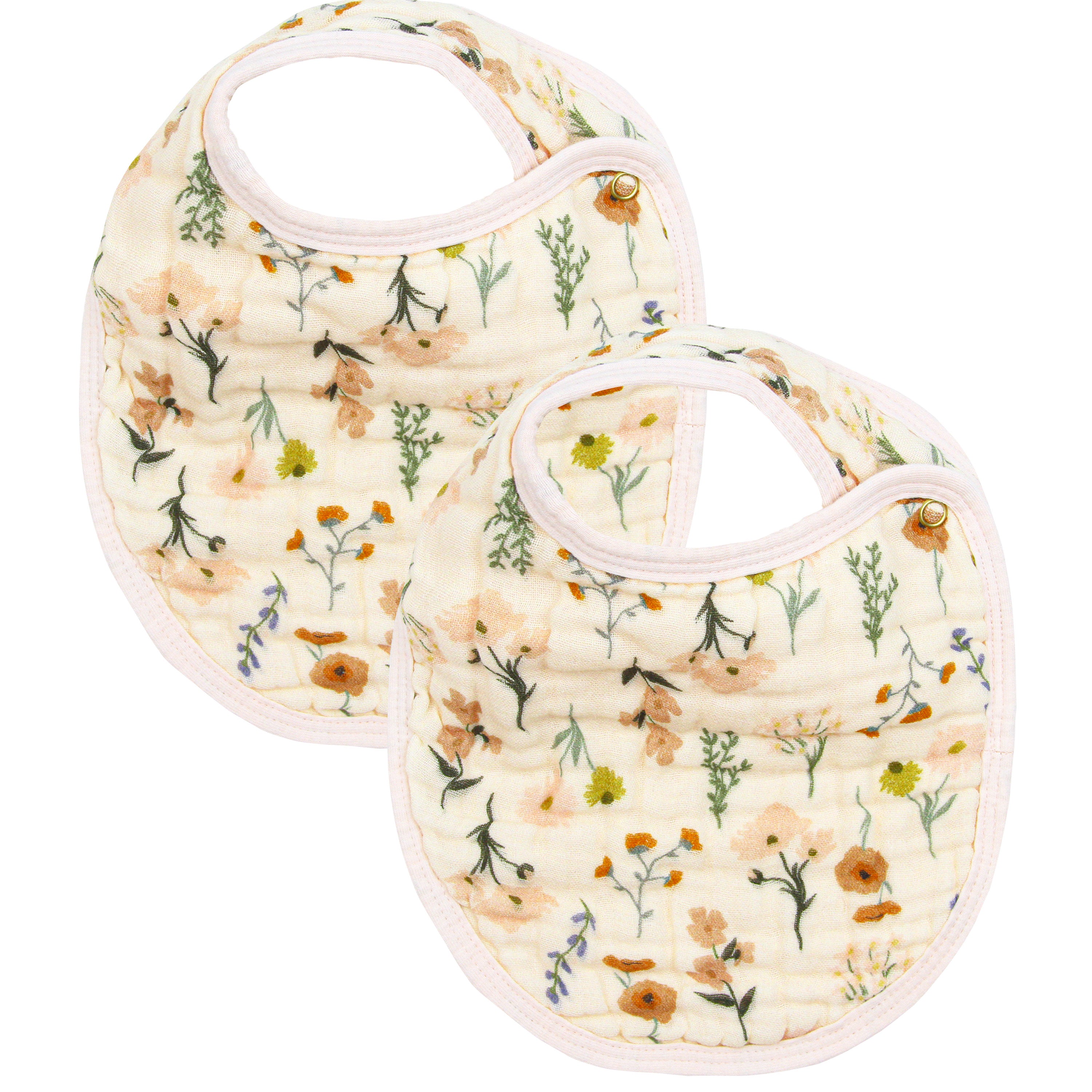 Cloud Muslin™ Bib 2 Pack - Rachel/Blush