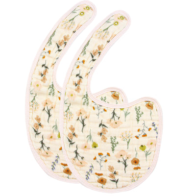 Cloud Muslin™ Bib 2 Pack - Rachel/Blush