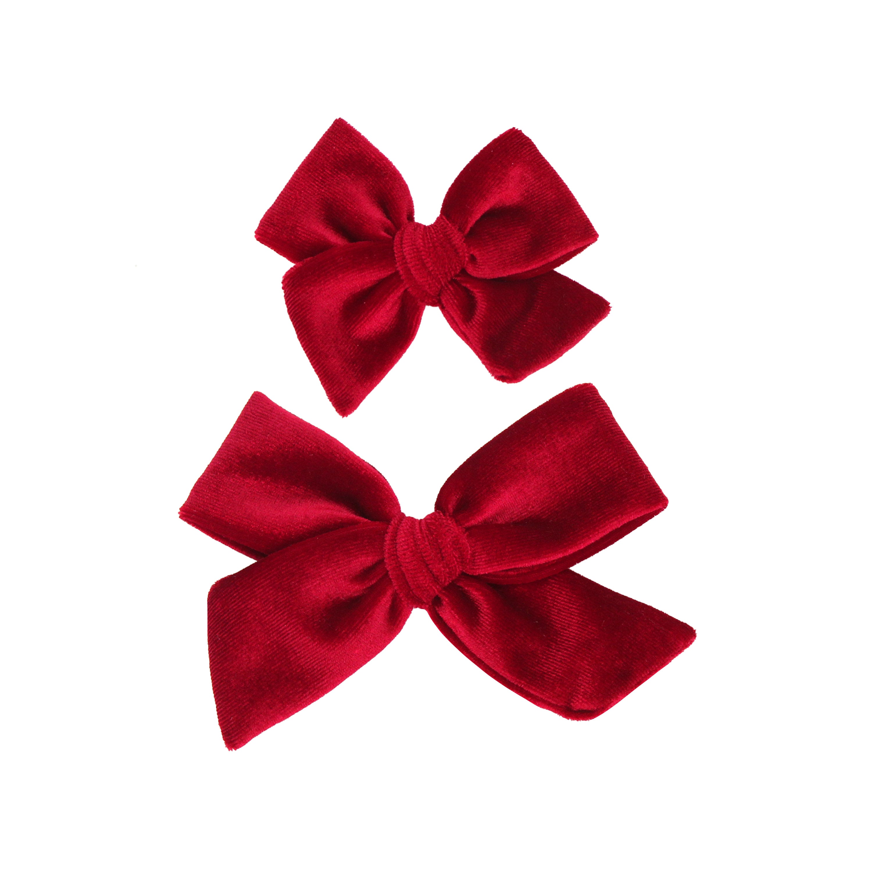 Velvet - Ruby Bow Clip