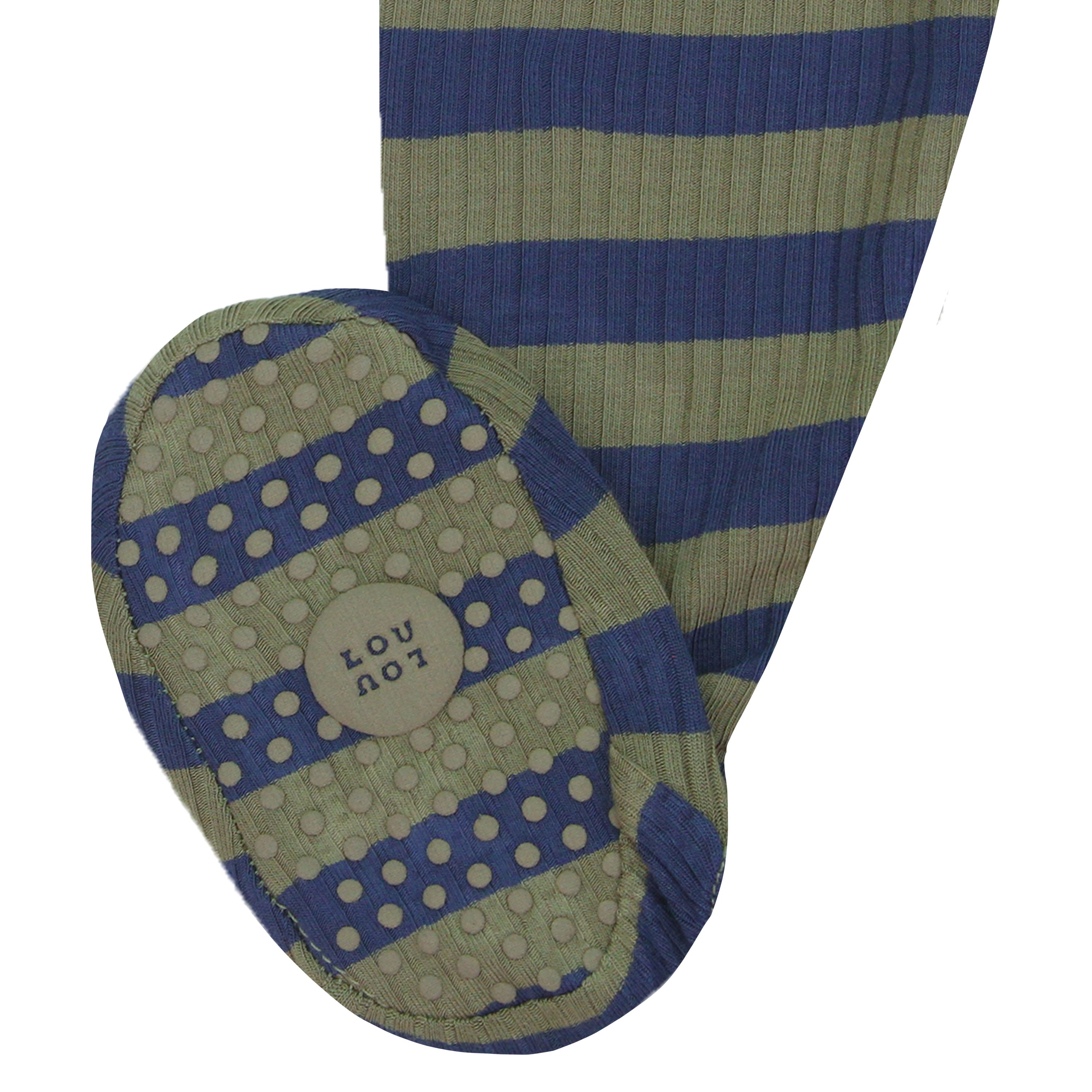 Rome Ribbed Zipper Footies