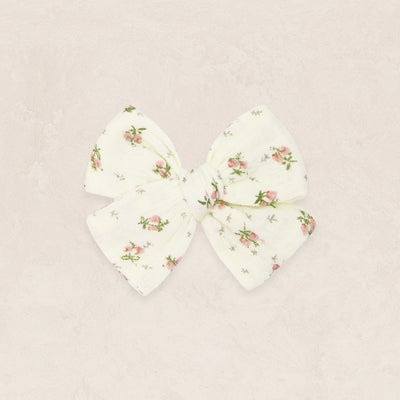 Adventure Bow - Rose Floral Clip