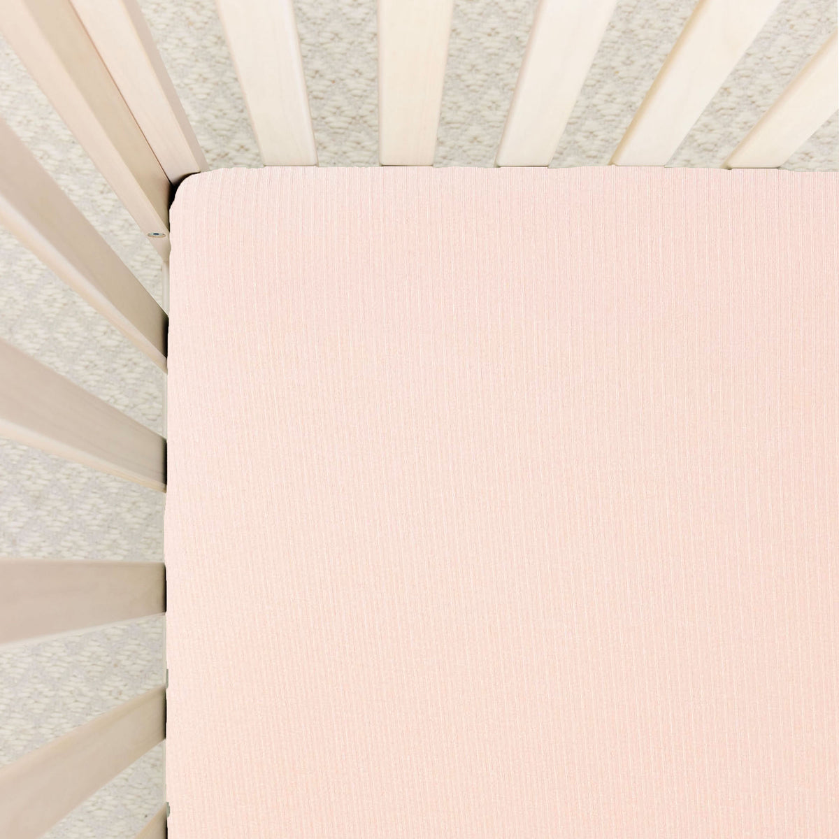 Rosie Ribbed Crib Sheet