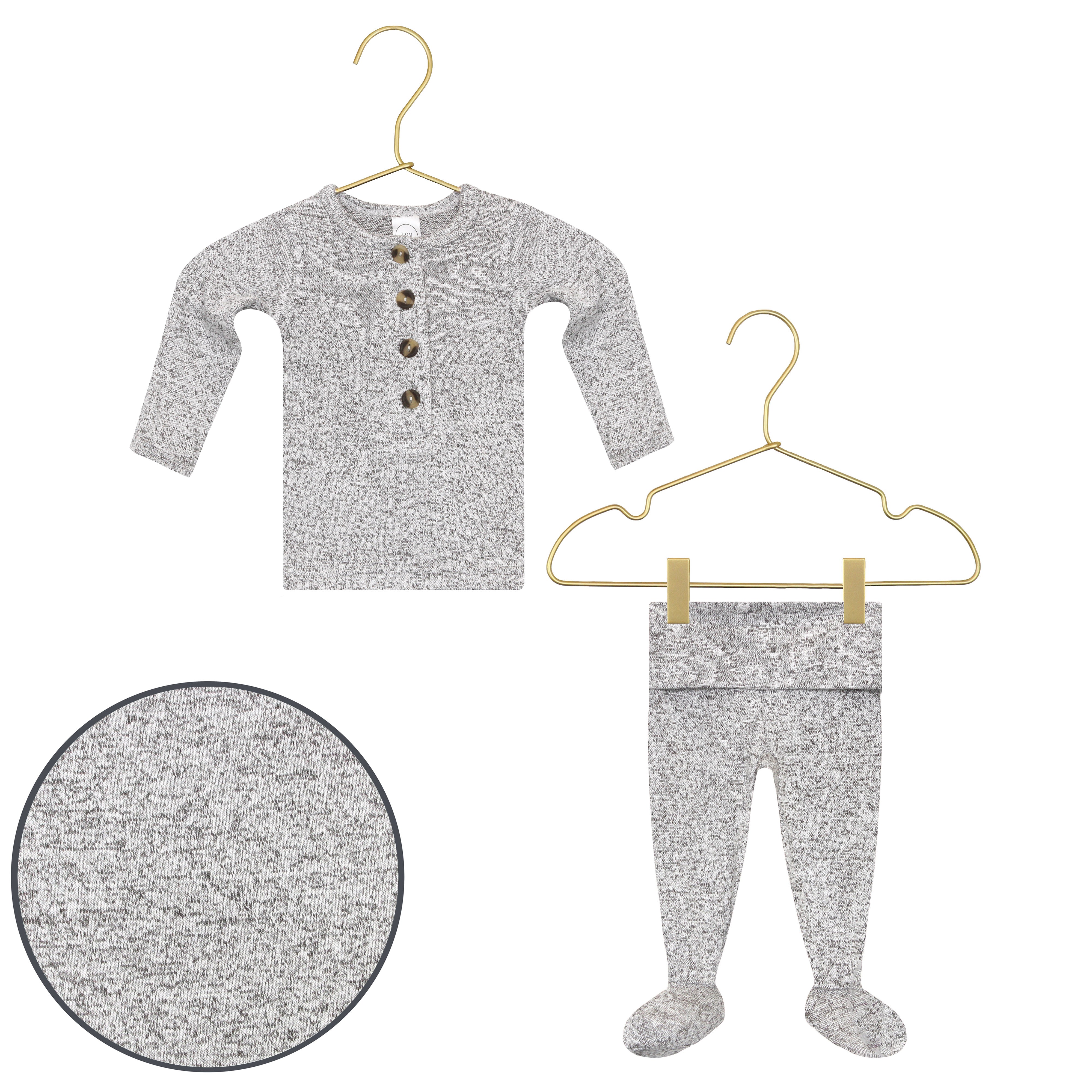 Sam Plush Knit Top + Bottoms