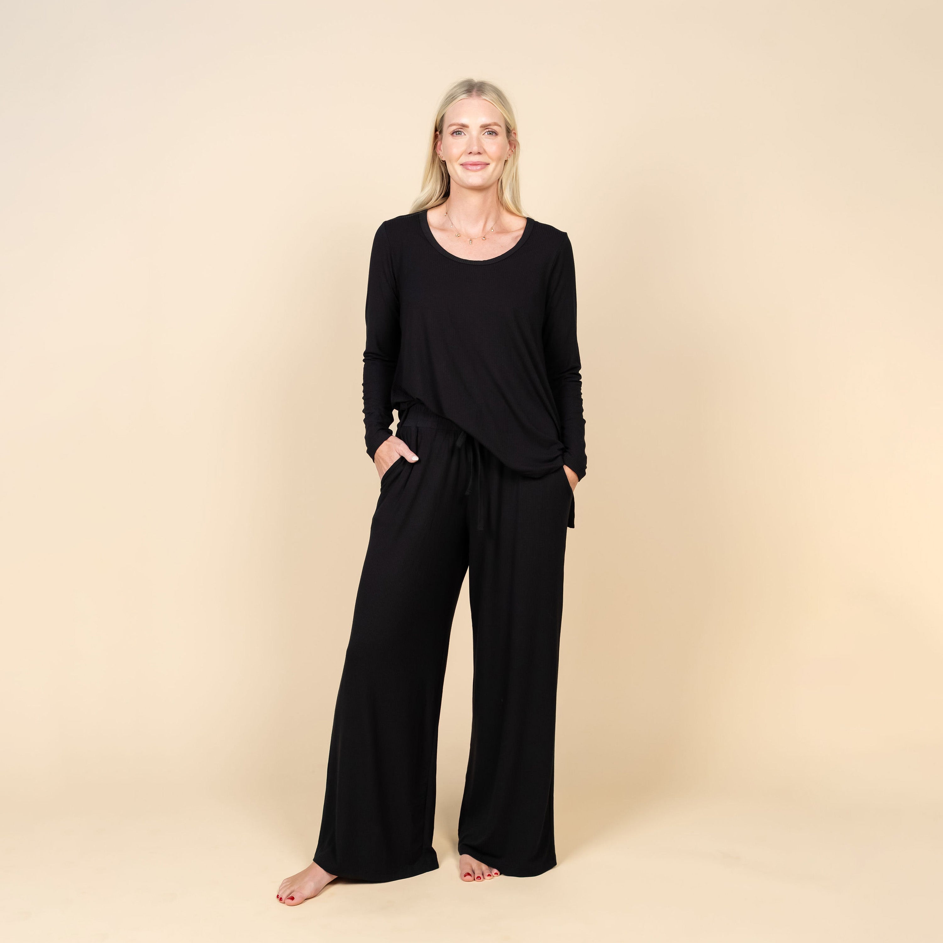 Women's Loungewear - Saylor - Wide Leg Pant