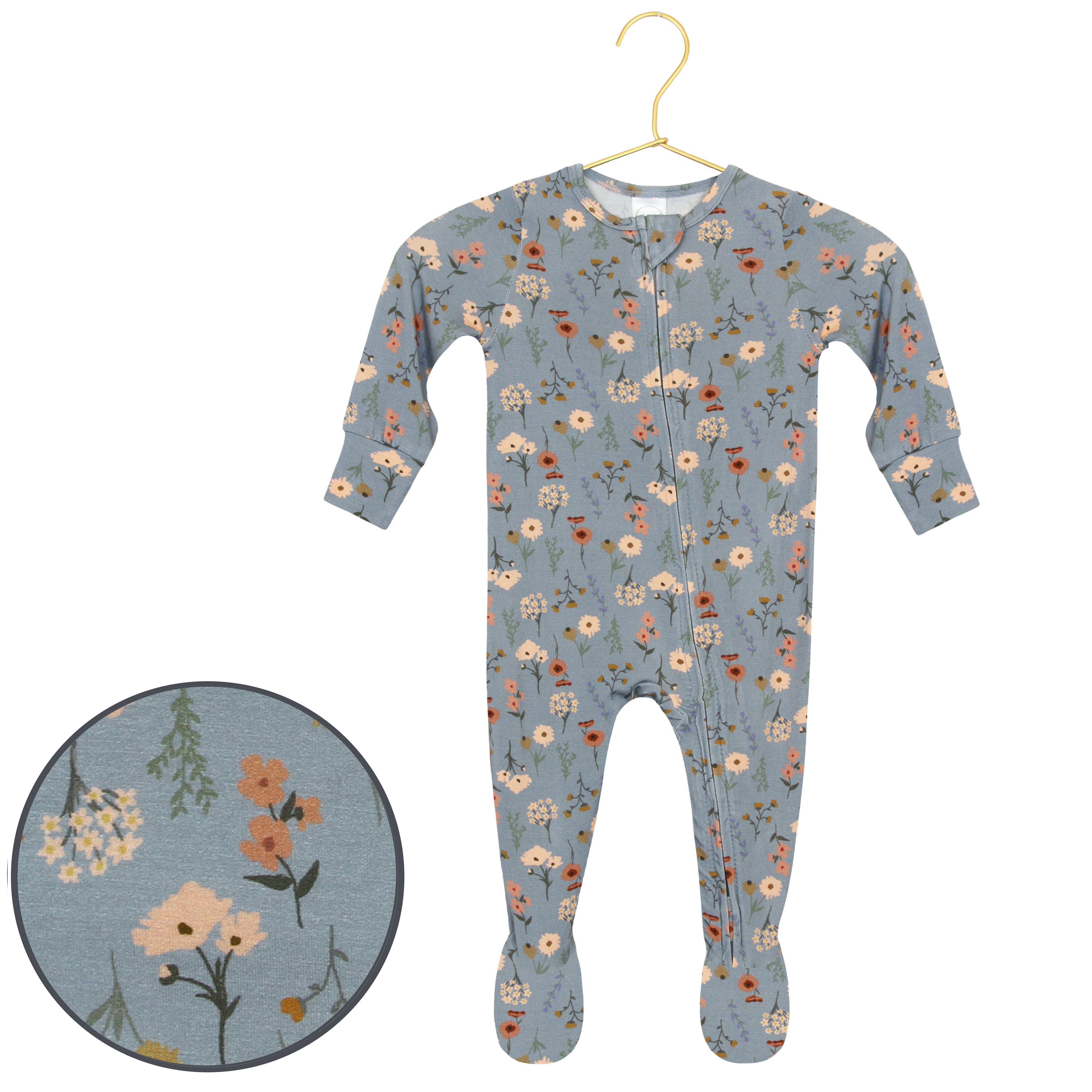 Scarlet Zipper Footies