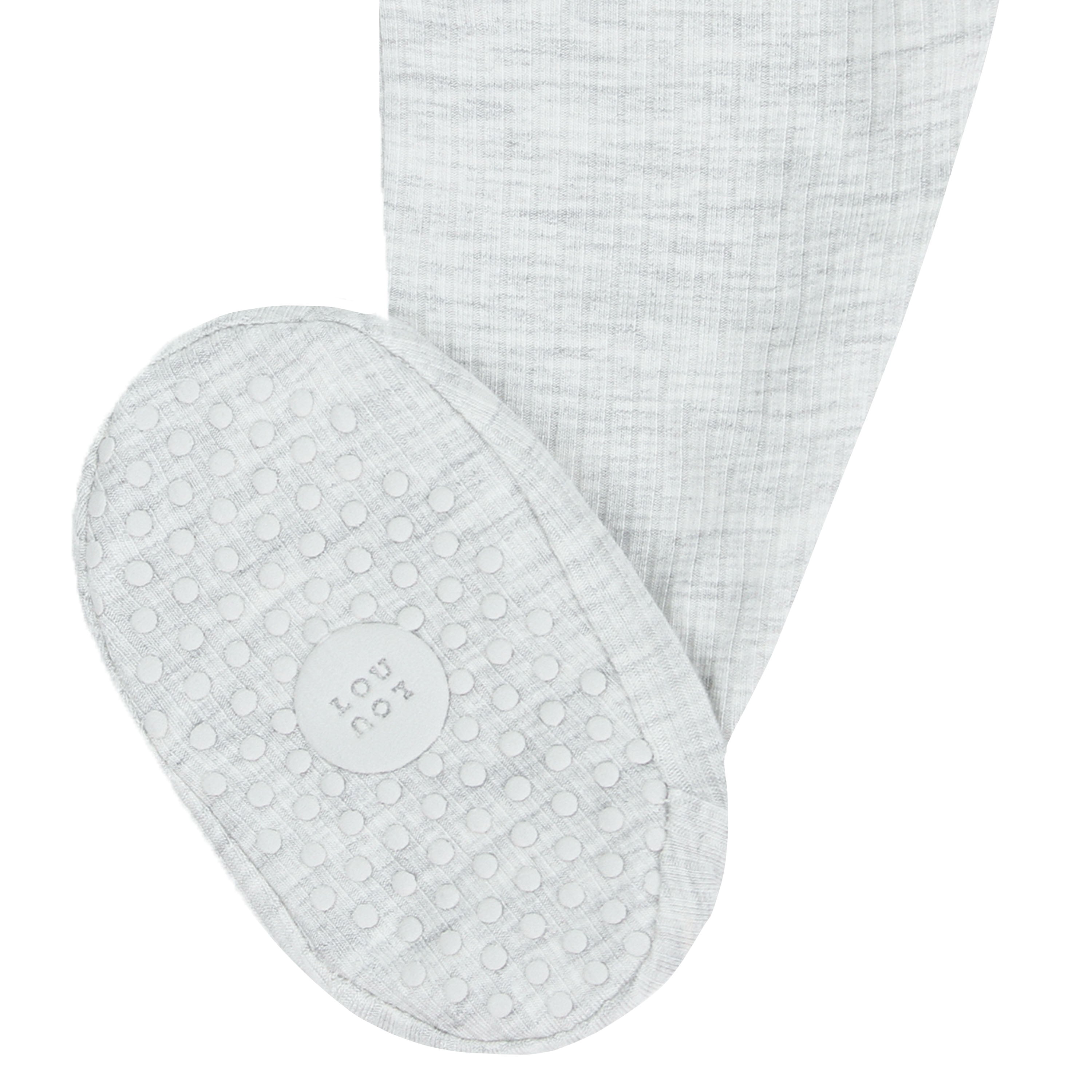 Stevie Ribbed Zipper Footies