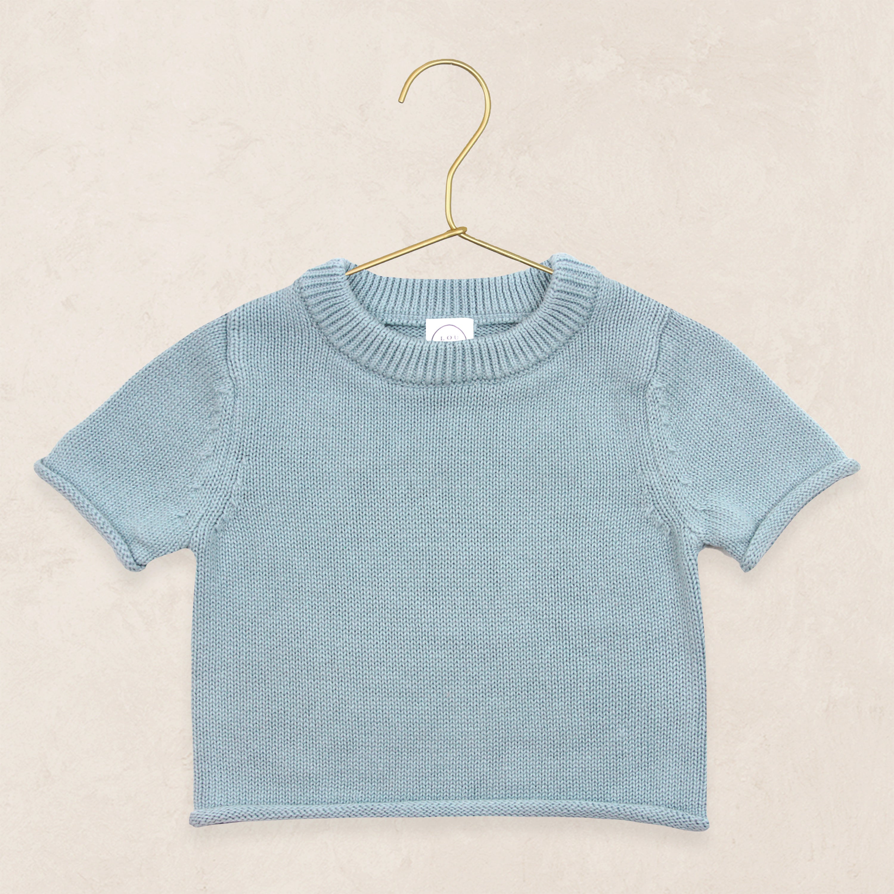Knit Short Sleeve Tee - Steele