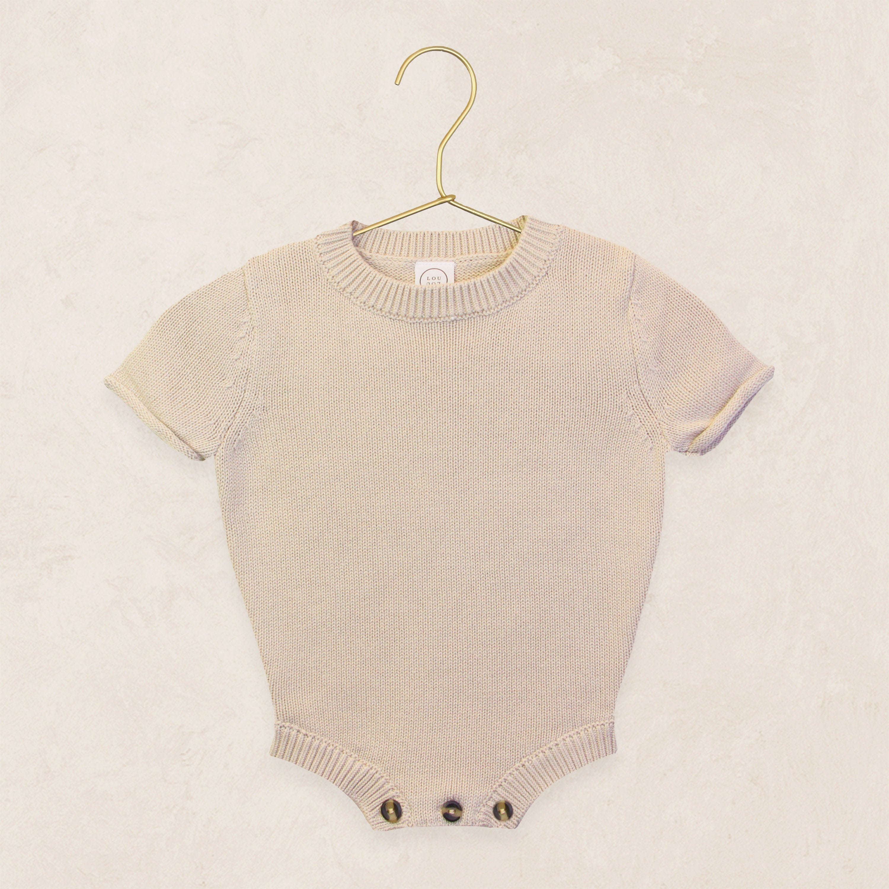 Knit Onesie - Tan