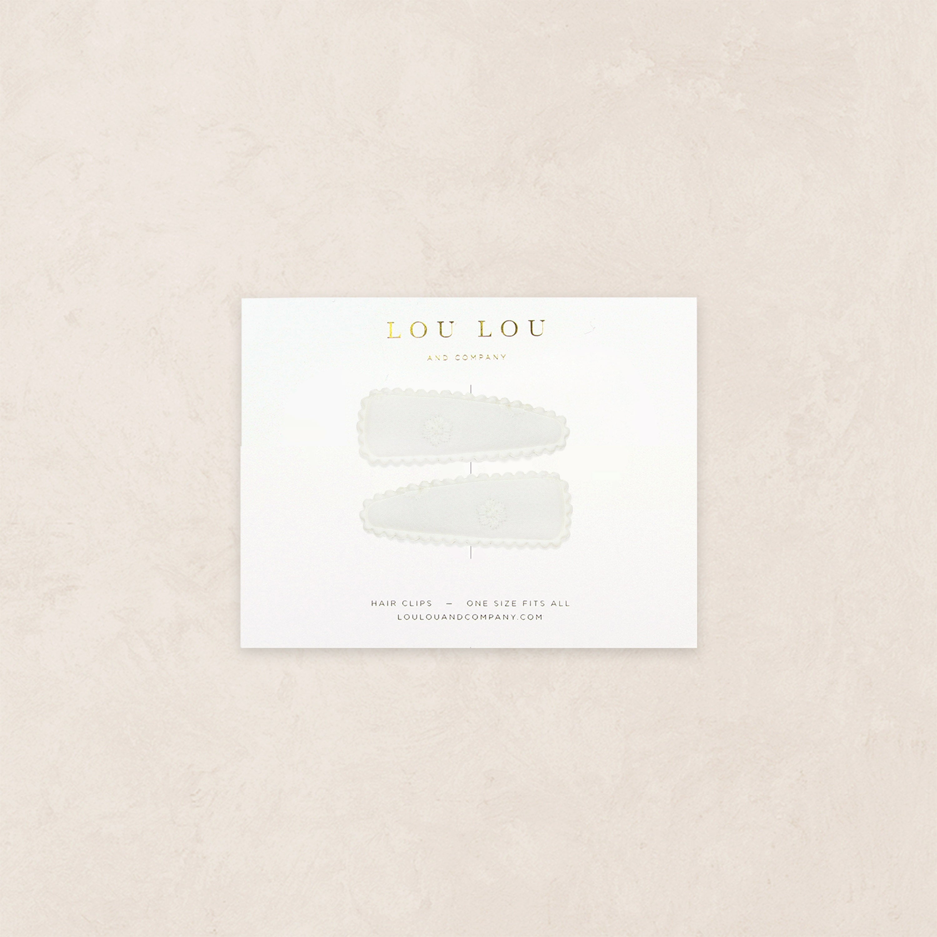 Scallop Snap Pack - White Daisy