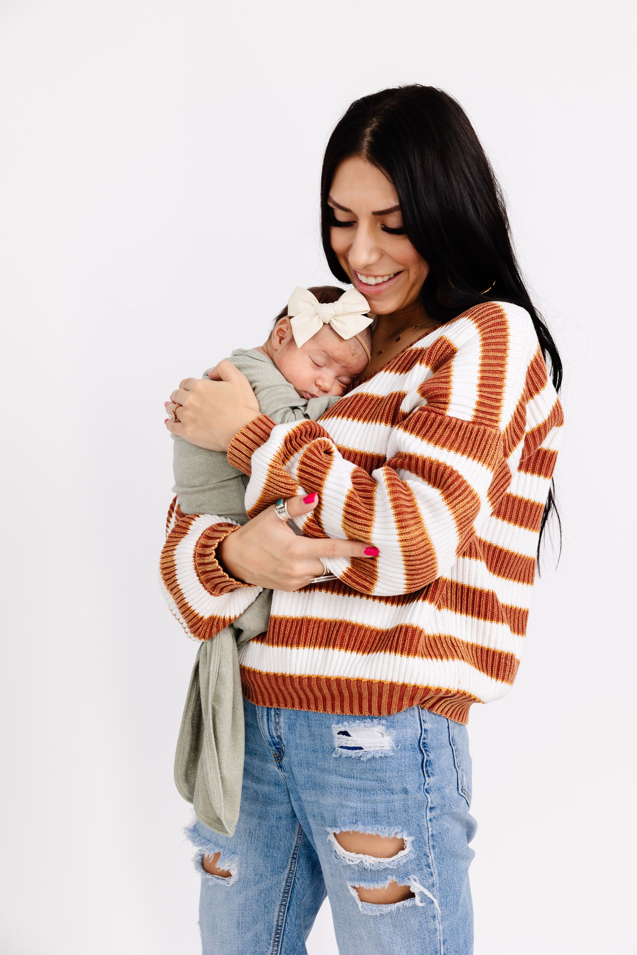 Collins Plush Knit Knotted Gown