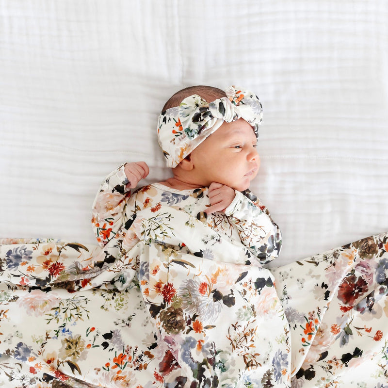 Nellie Newborn Headband Bundle (Gown)
