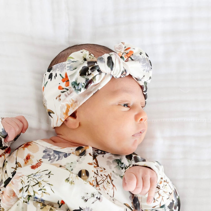 Nellie Newborn Headband Bundle (Gown)