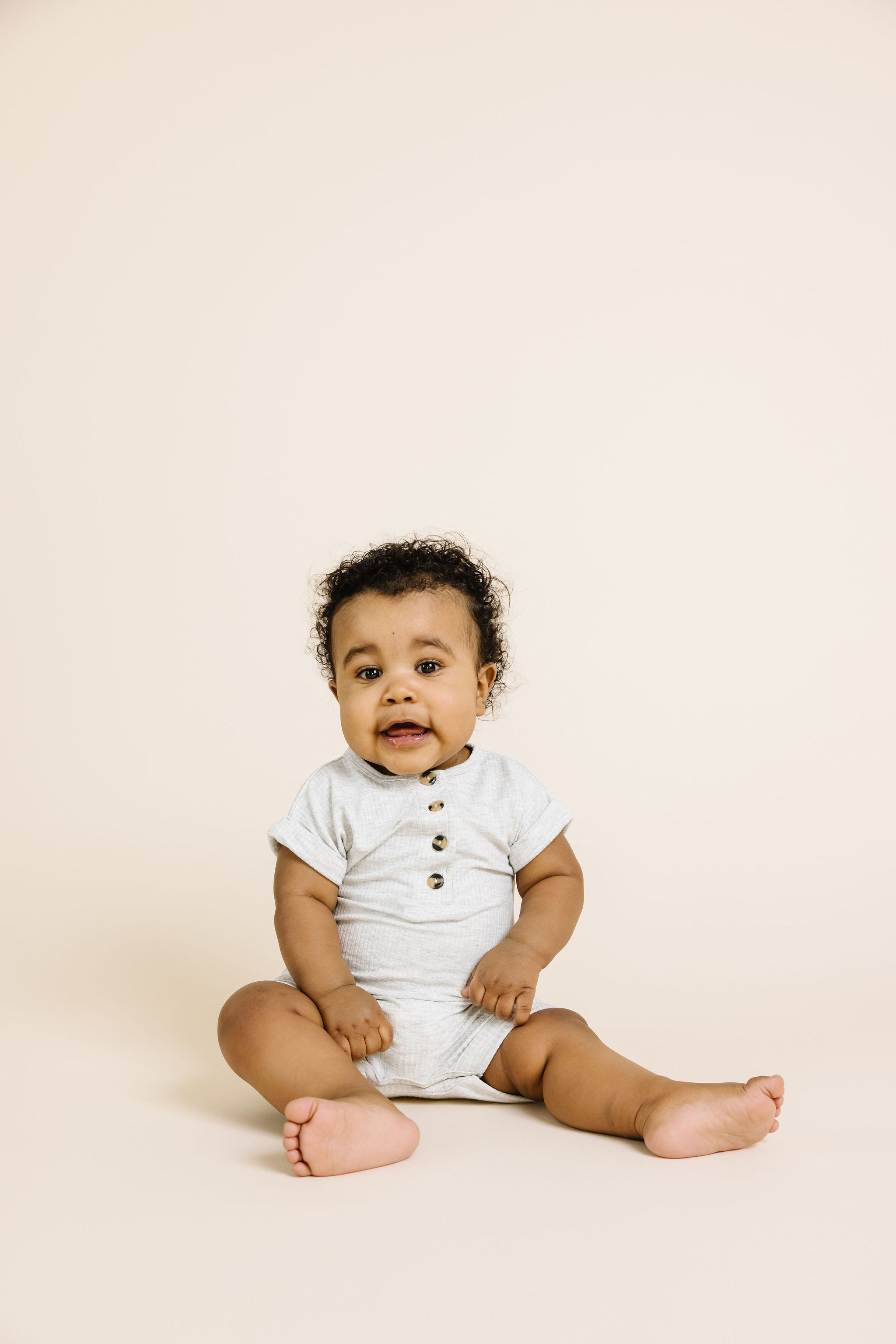 Stevie Ribbed Romper