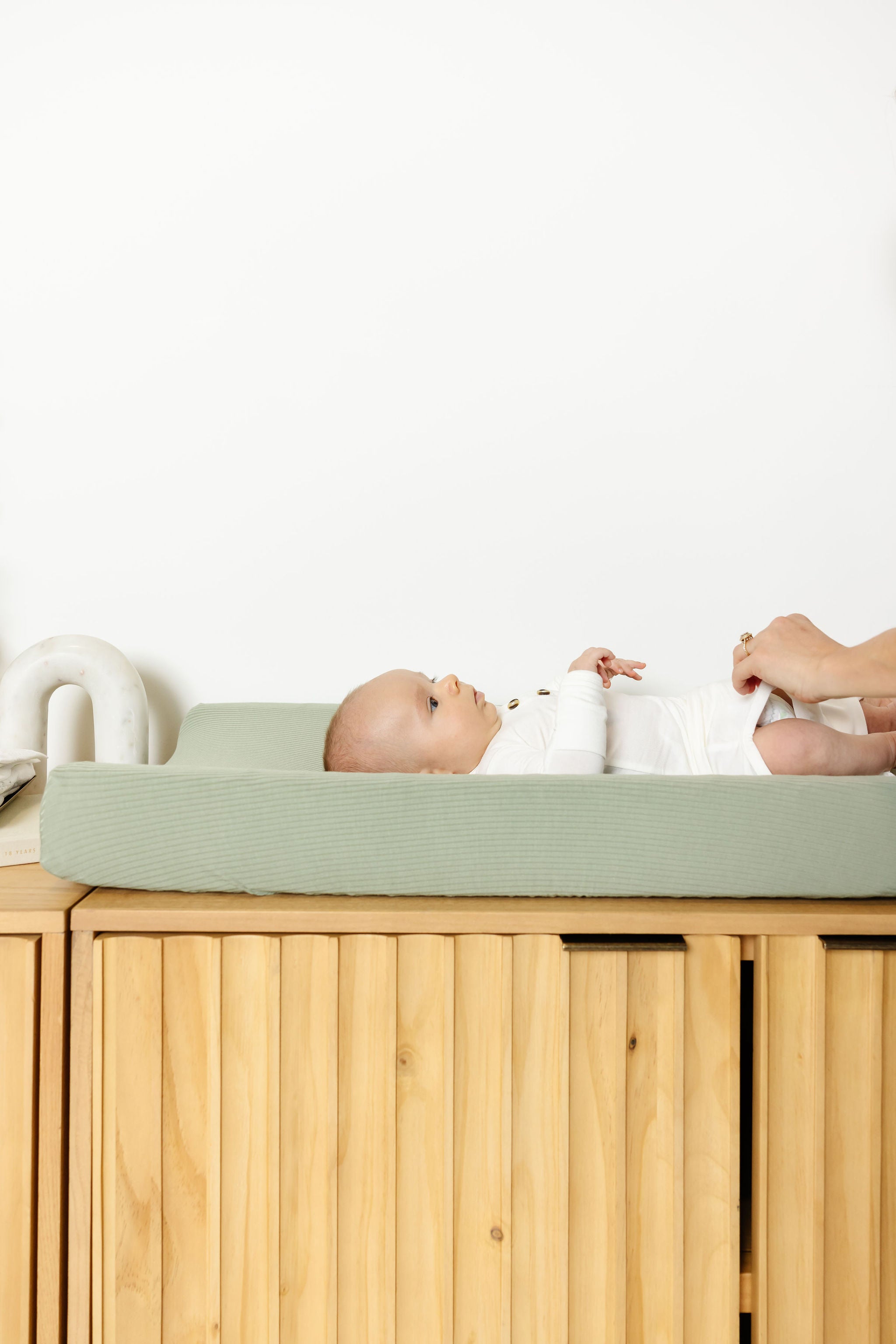 Ellis Ribbed Changing Pad Cover